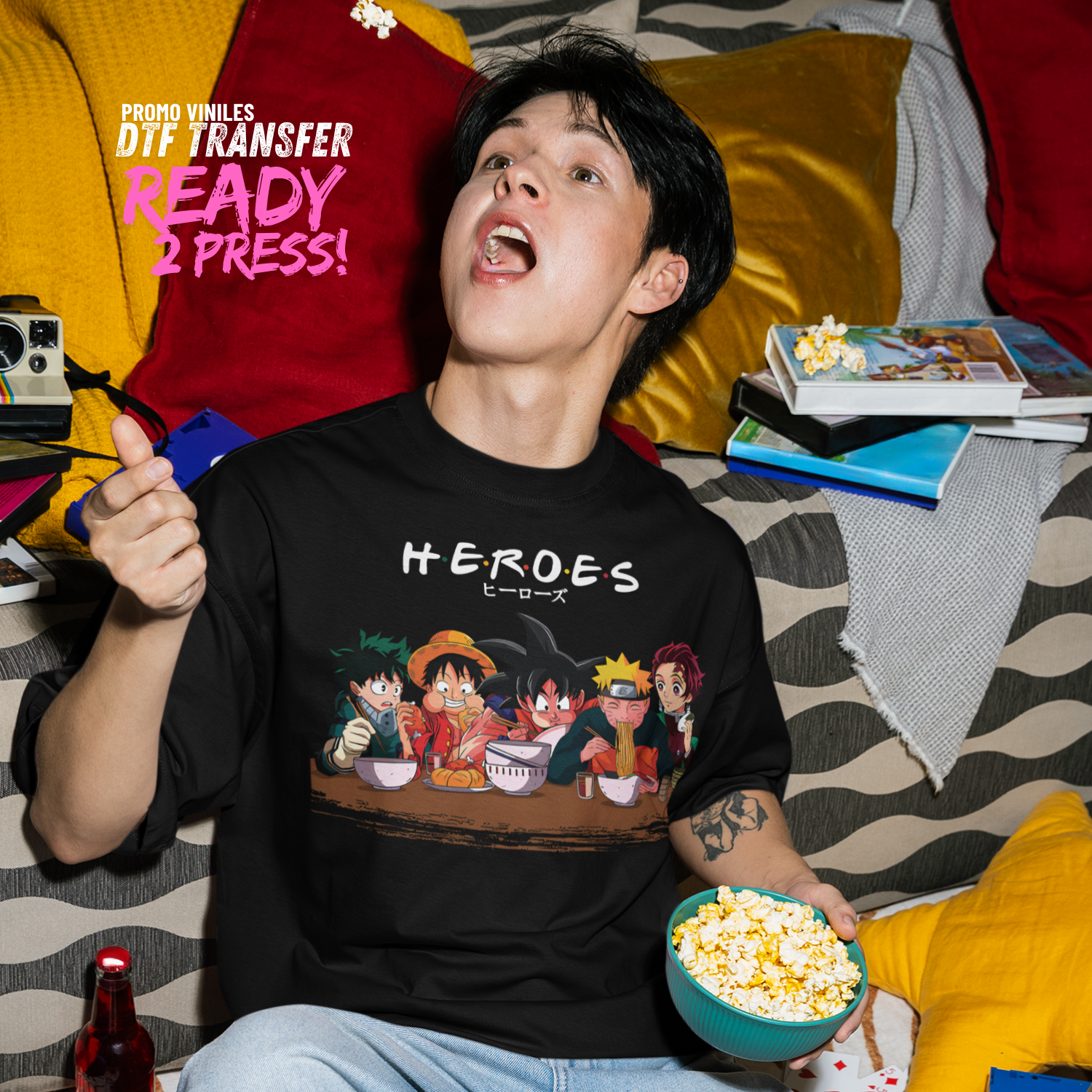 Promo Viniles Panamá - DTF Transfers | Heroes - Promo Viniles Panamá