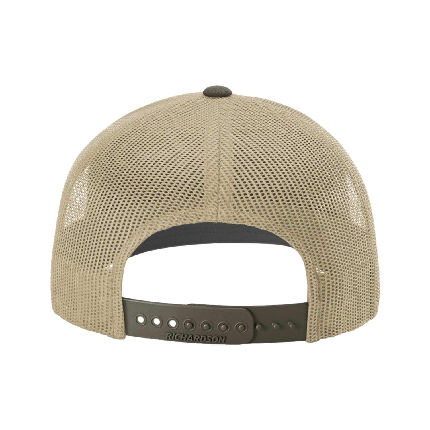 Richardson 112 | Adjustable Snapback Trucker Cap | Khaki/ Chocolate Chip CMB