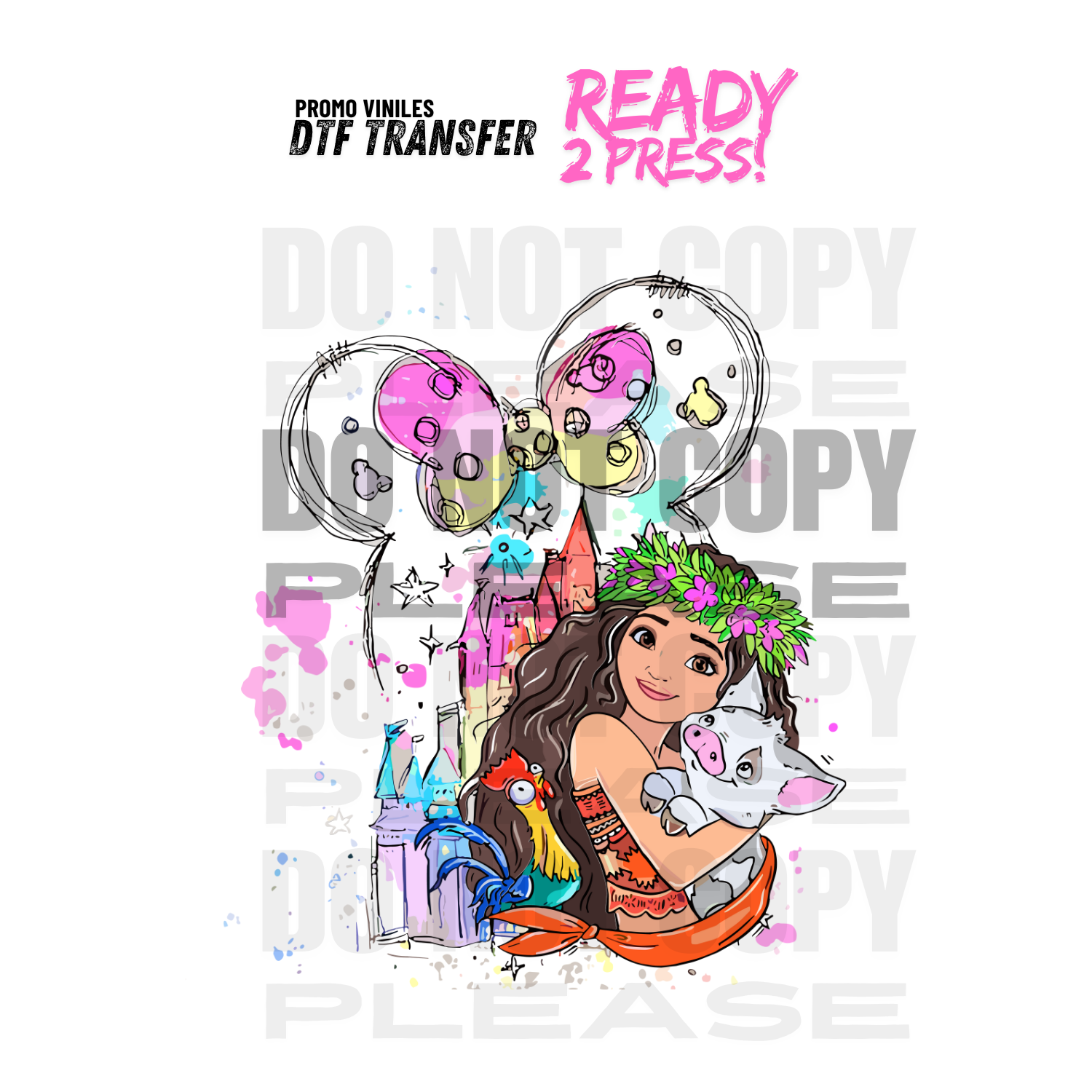 DTF Transfers | Moana