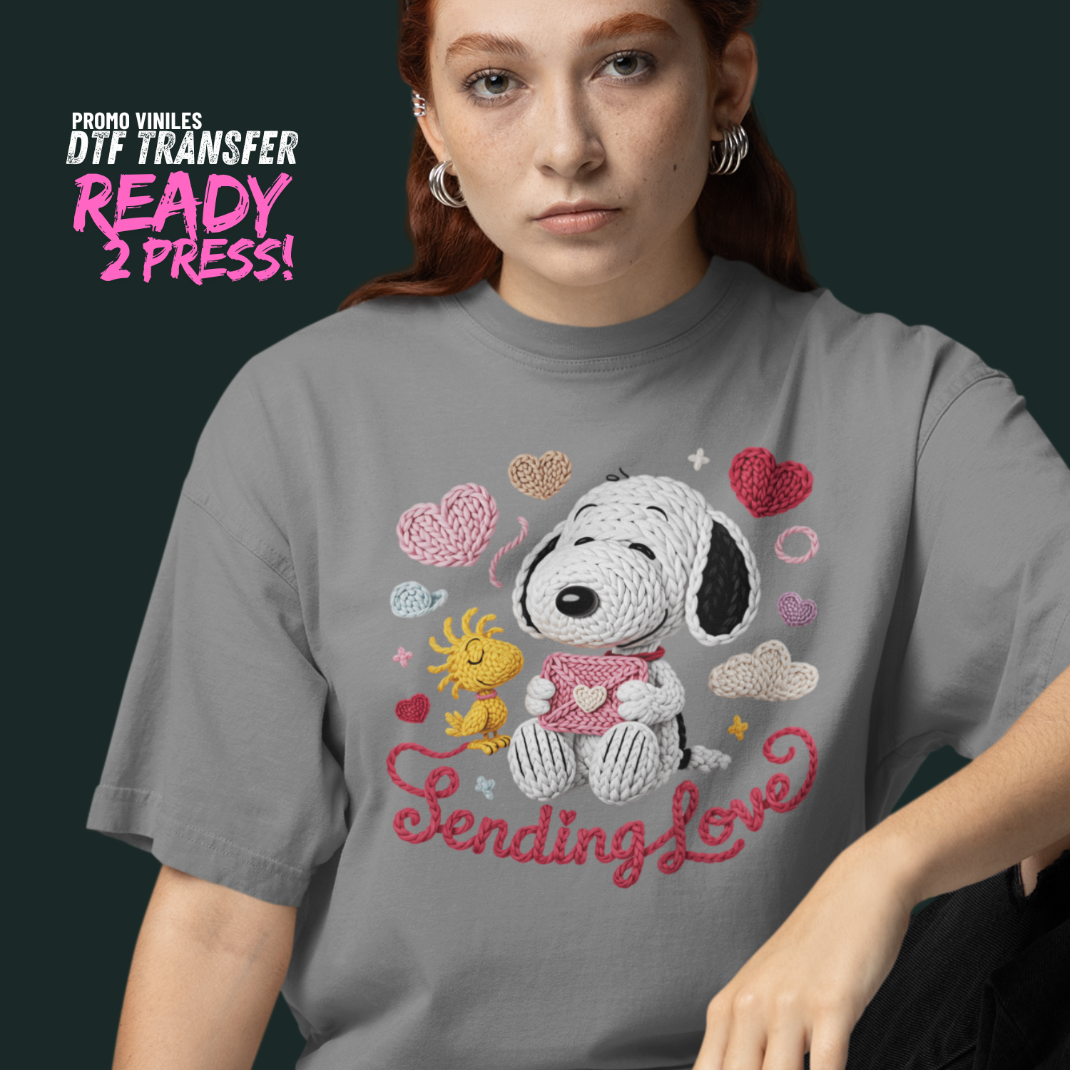 Promo Viniles Panamá - DTF Transfers | Sending Love - Promo Viniles Panamá