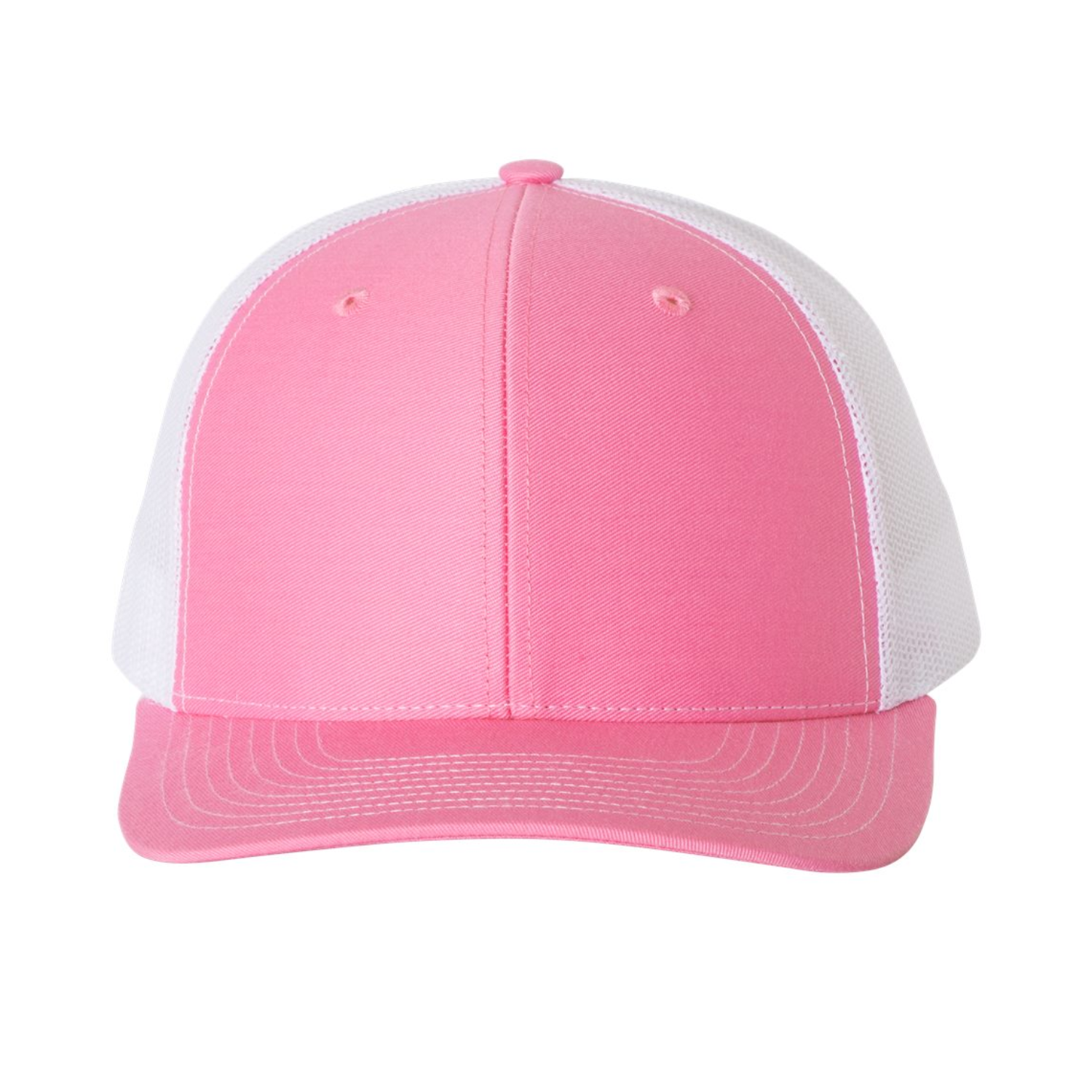 Richardson 112 |  Adjustable Snapback Trucker Cap| Hot Pink/ White