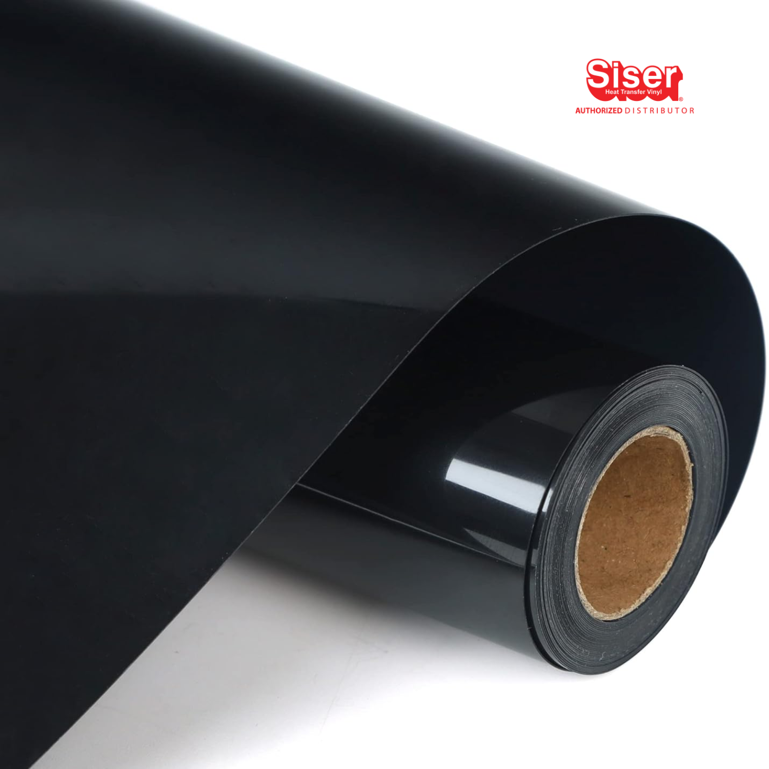 Siser Vernice Vinil Textil Térmico | Glossy Black | Ancho 12" (11.8)