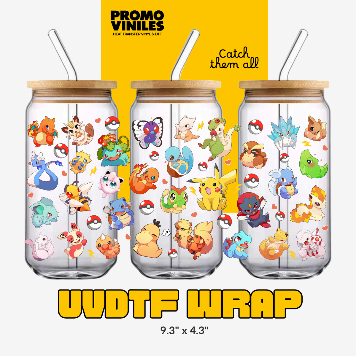 UV DTF Wrap | Catch Them All