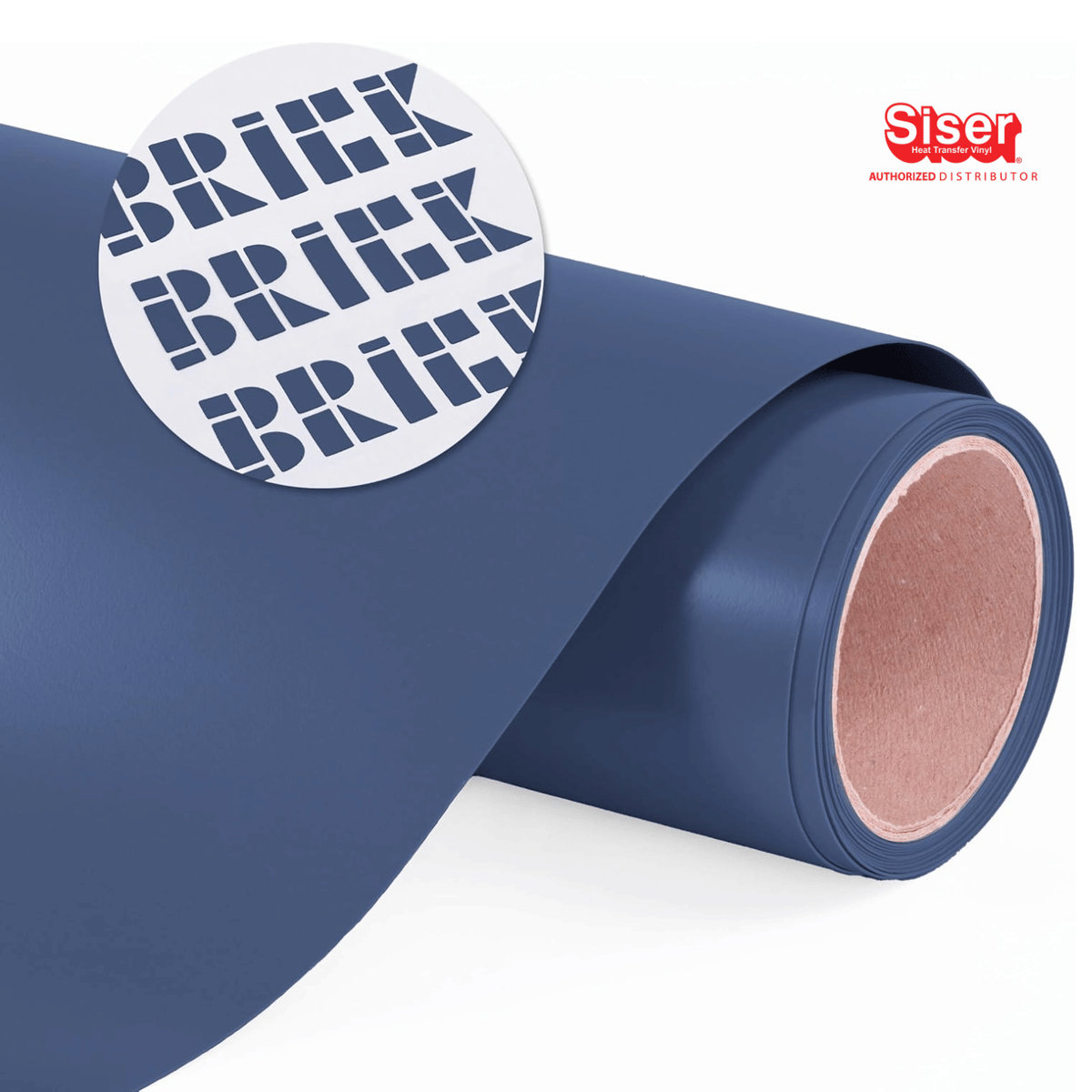 Siser Brick® 600 Vinil Textil Térmico | Azul Marino |  Ancho 12"