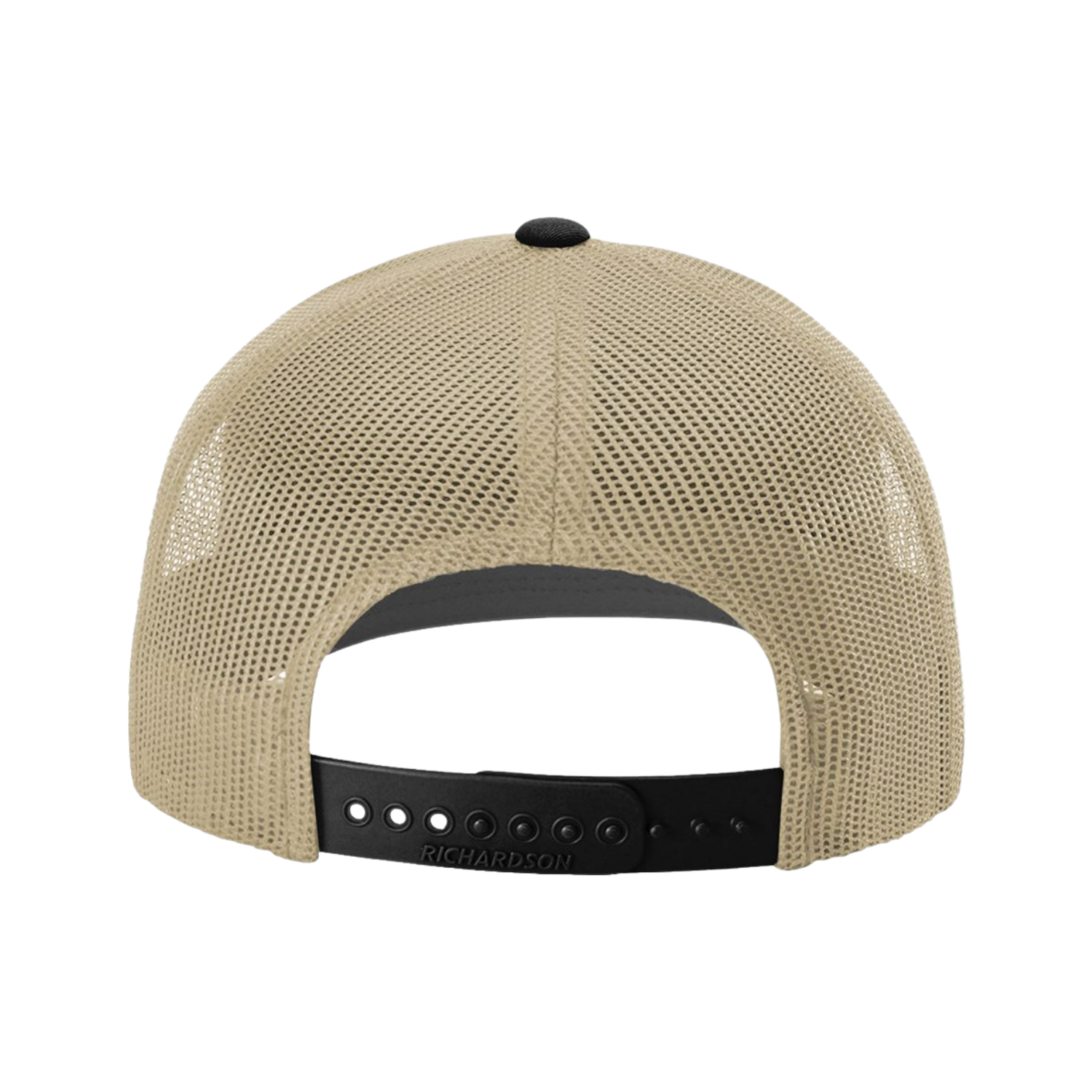 Richardson 112 | Adjustable Snapback Trucker Cap | Khaki/ Black CMB