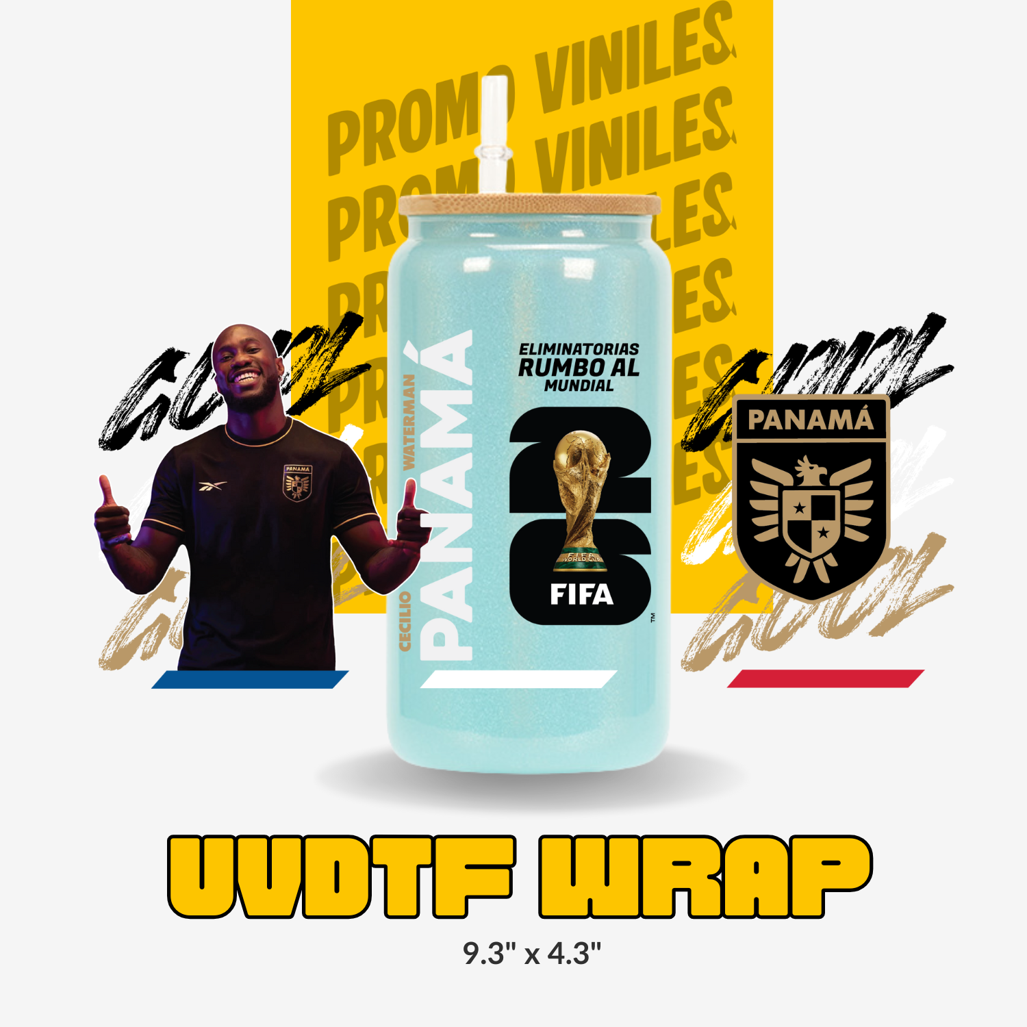 UV DTF Wrap | Rumbo Mundial | C. Waterman