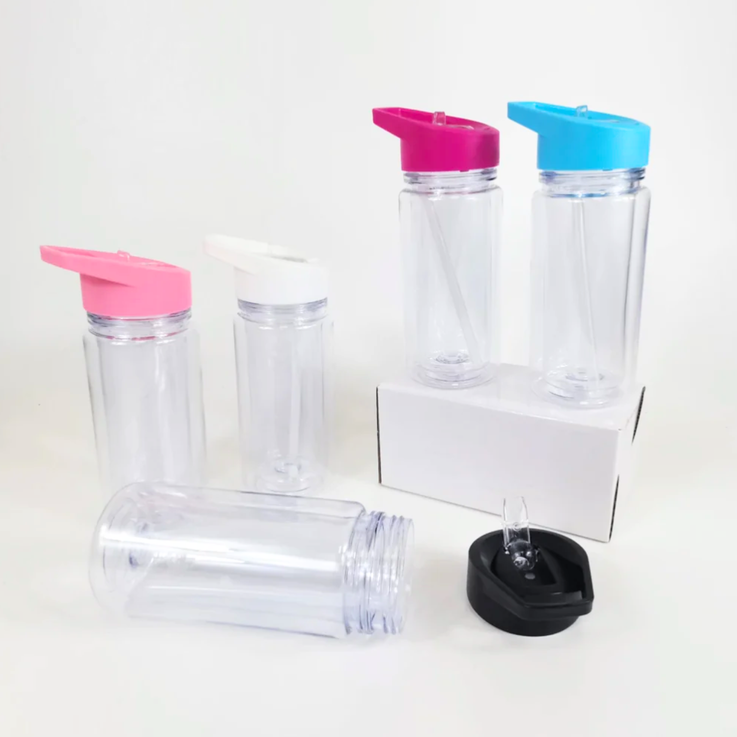 Snowglobe Tumbler para niños | 10 oz |Tapa Rosa