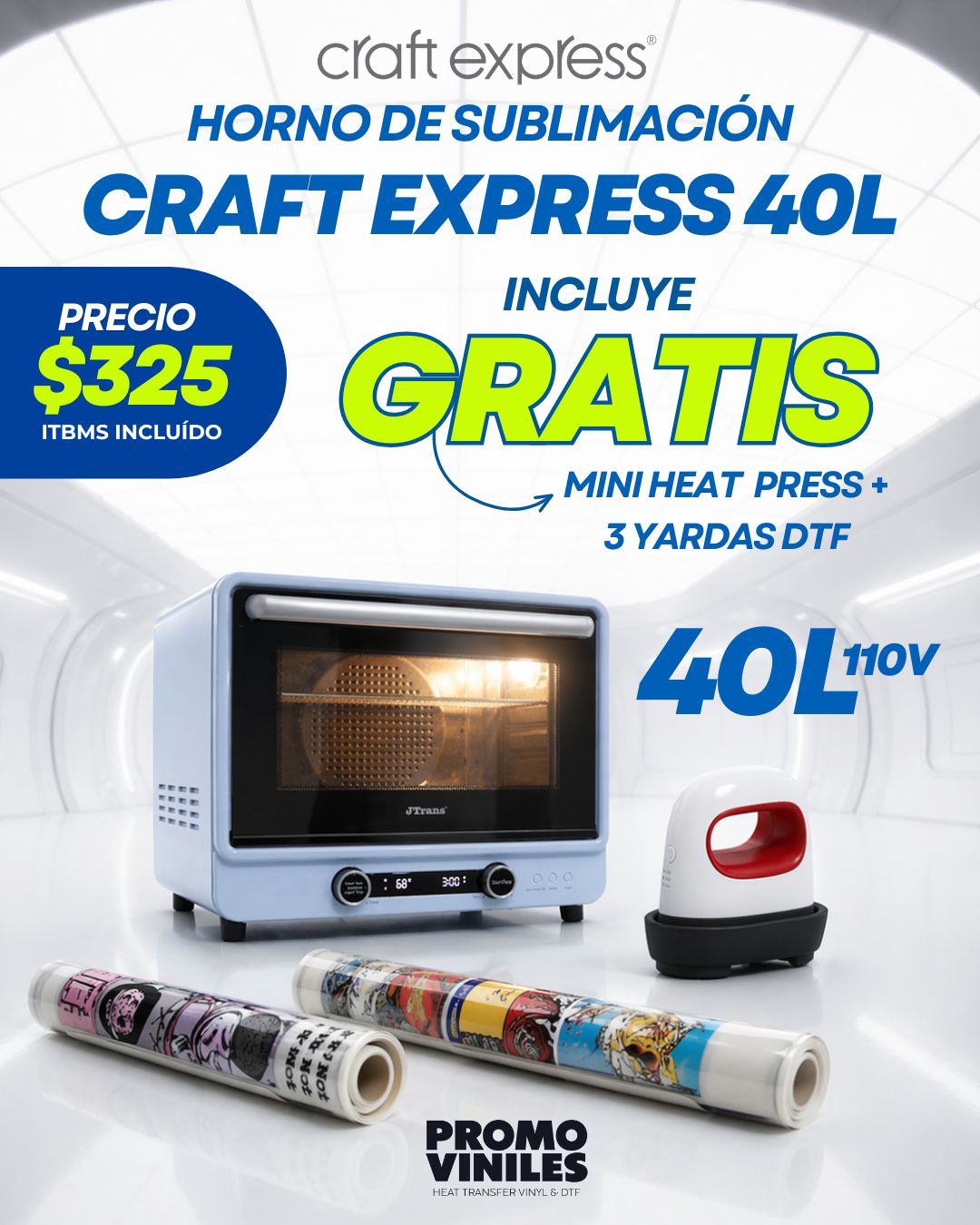 Craft Express | Horno de Sublimación | 40L