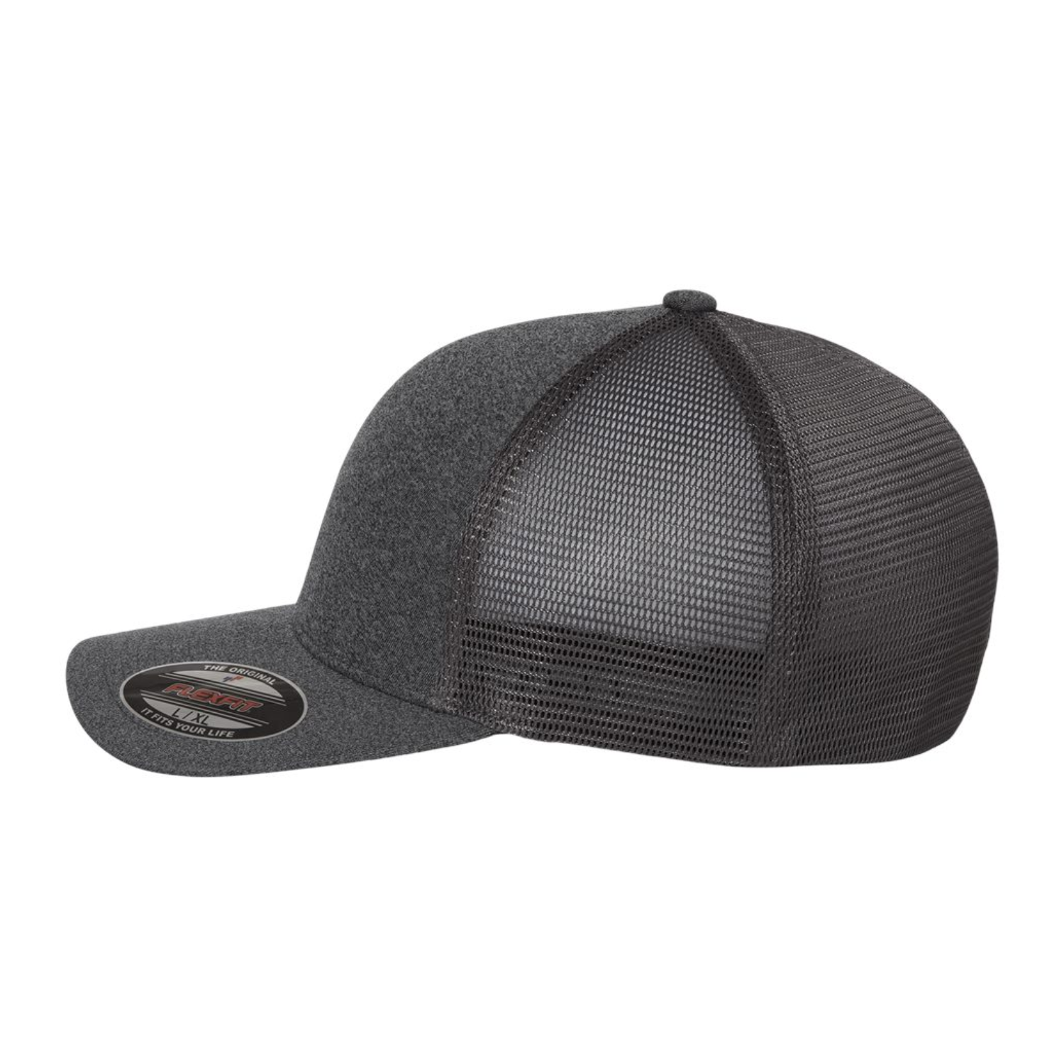 Flexfit 5511UP | Unipanel Trucker Cap | Melange Dark Grey