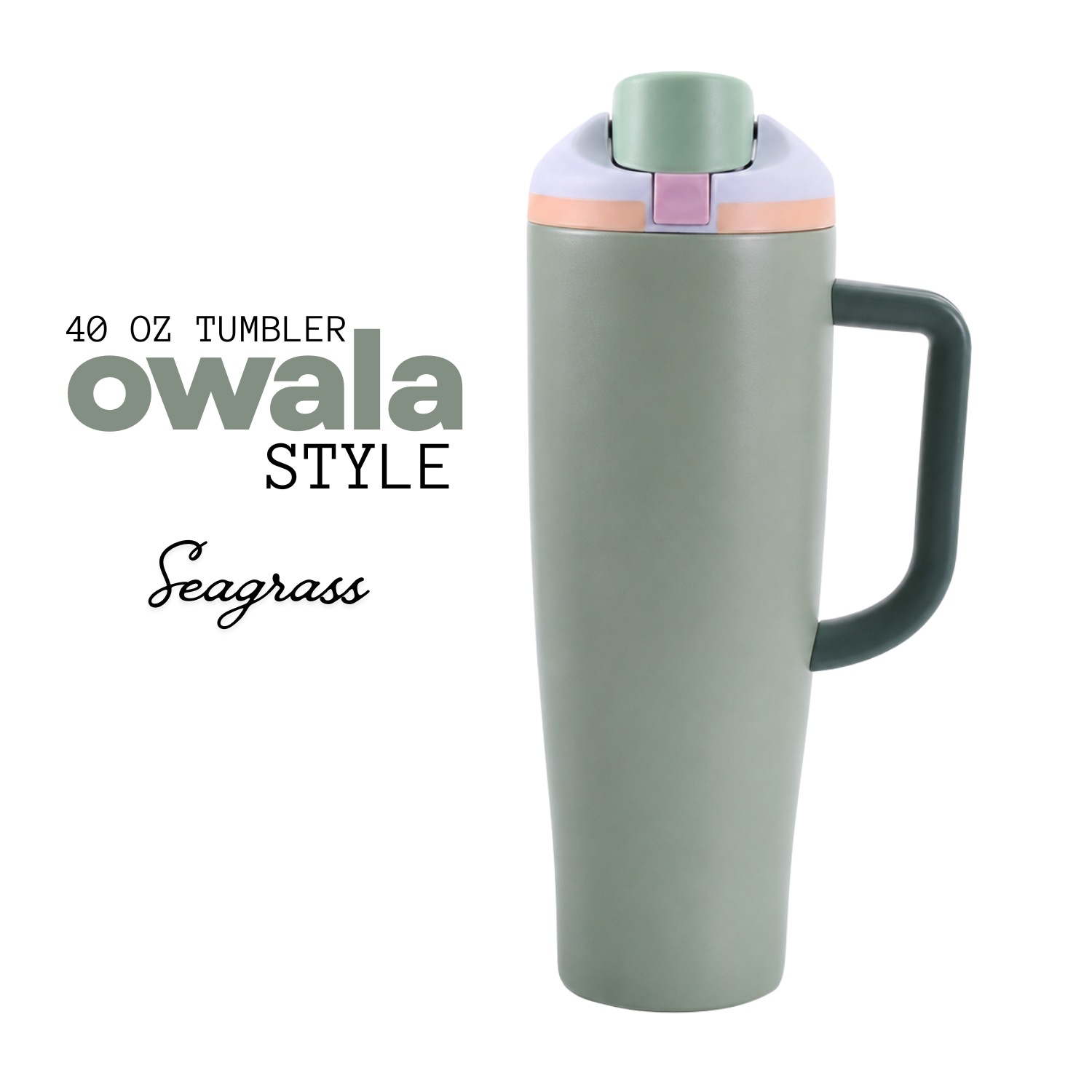 Tumbler 40oz | Owala Style | Acero Inoxidable