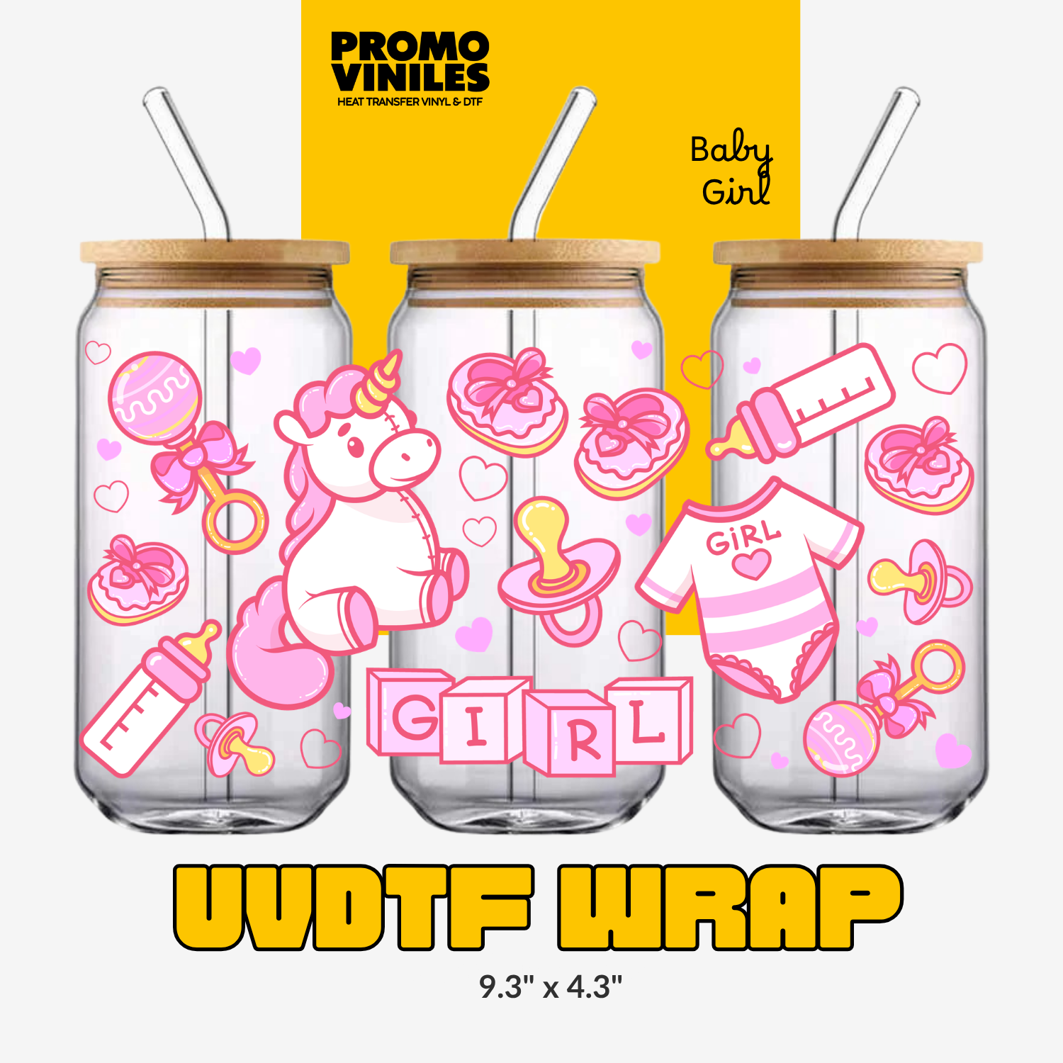UV DTF Wrap | Baby Girl