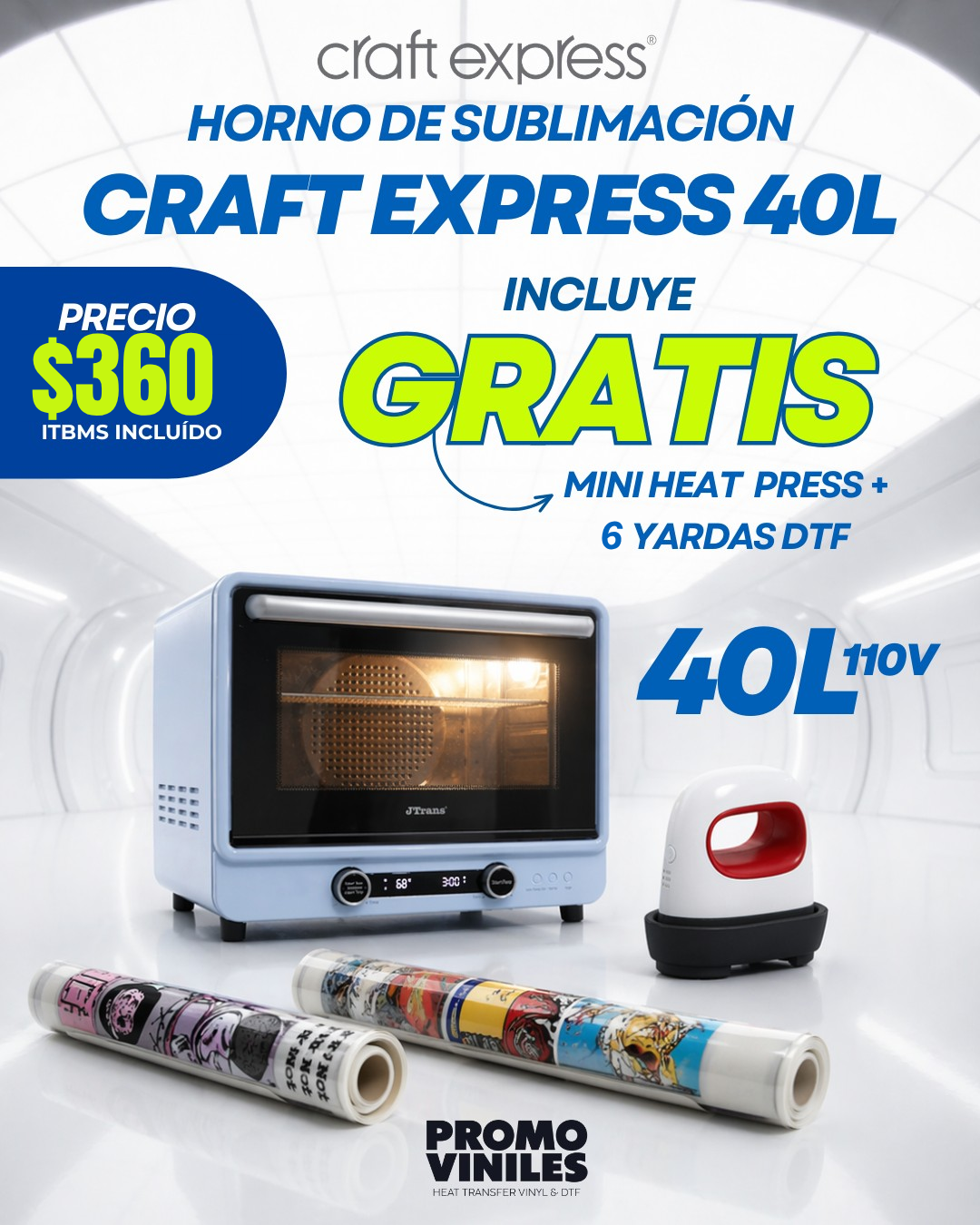 Craft Express | Horno de Sublimación | 40L