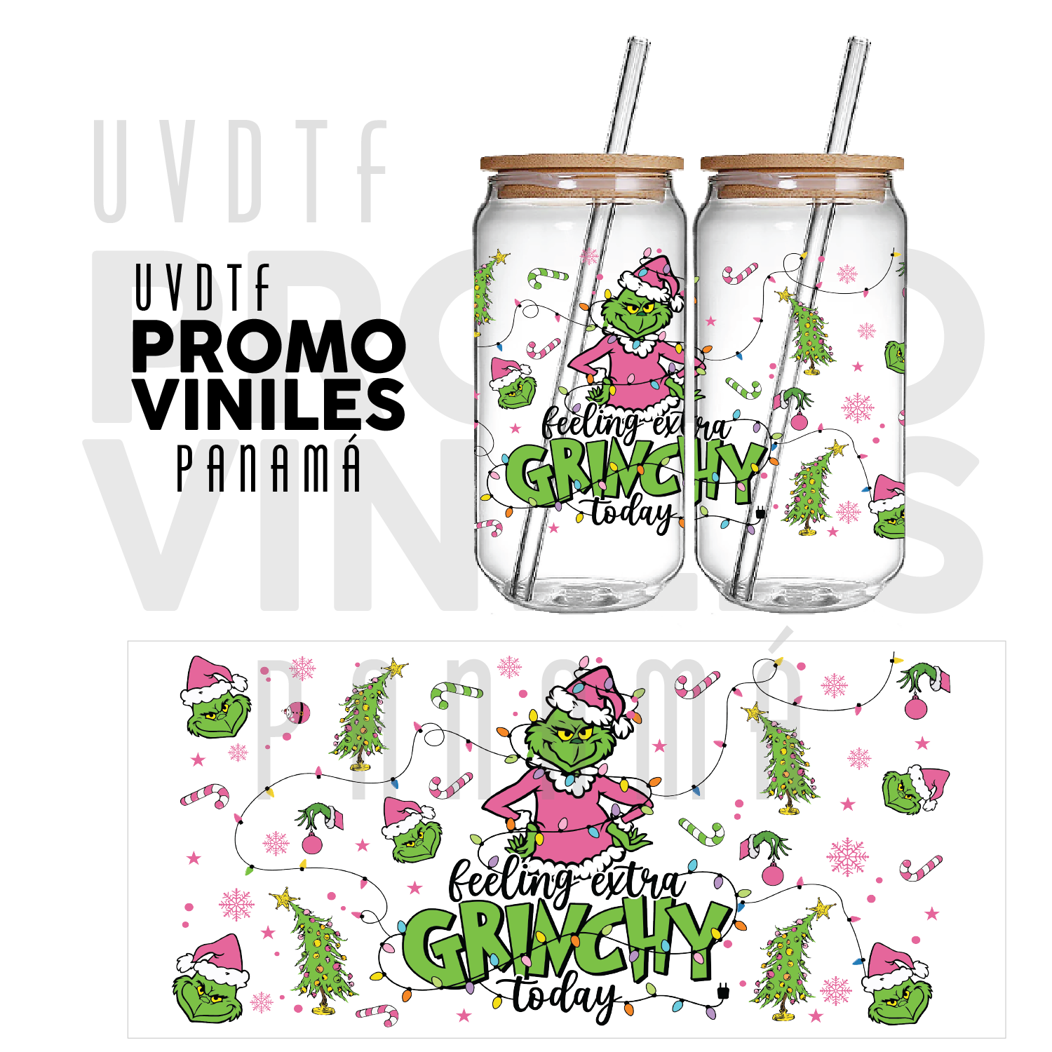 UV DTF Wrap | Feeling Extra Grinchy