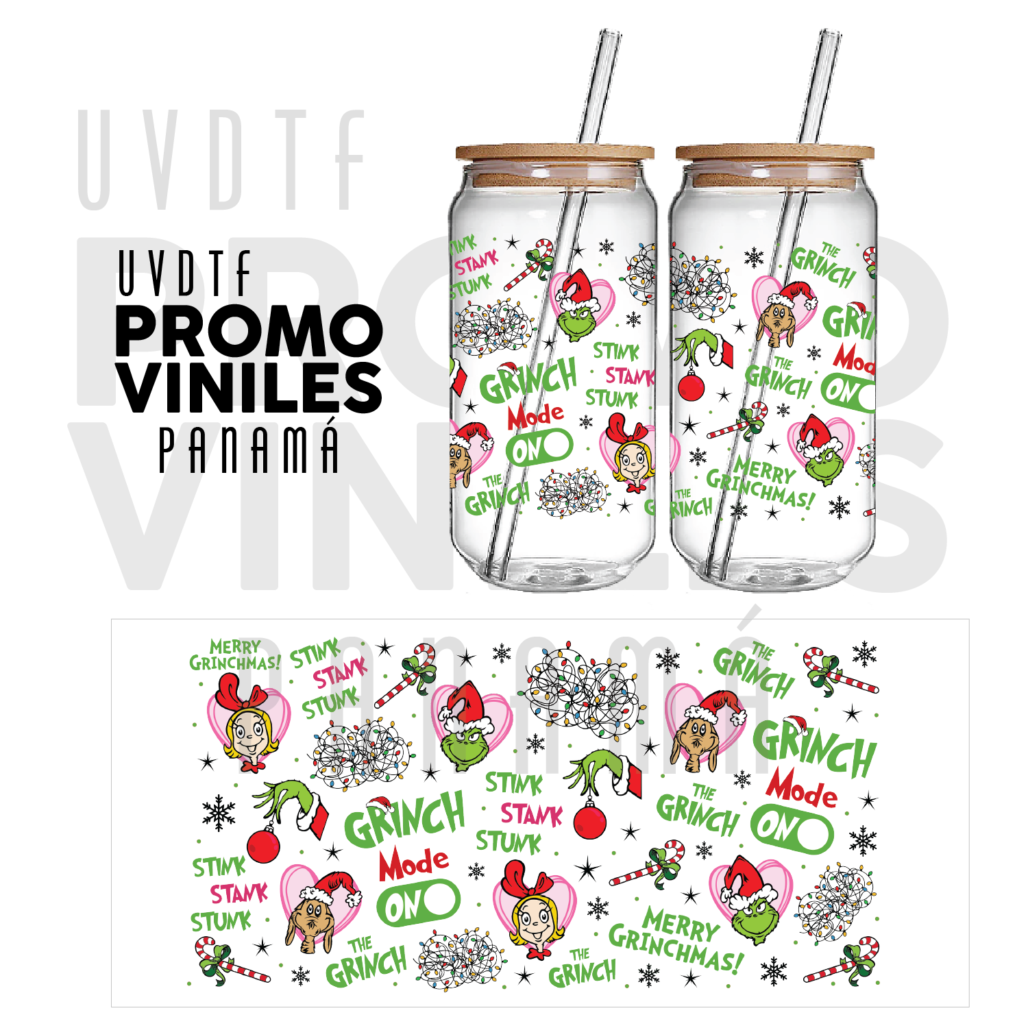 UV DTF Wrap | Grinch Mode On