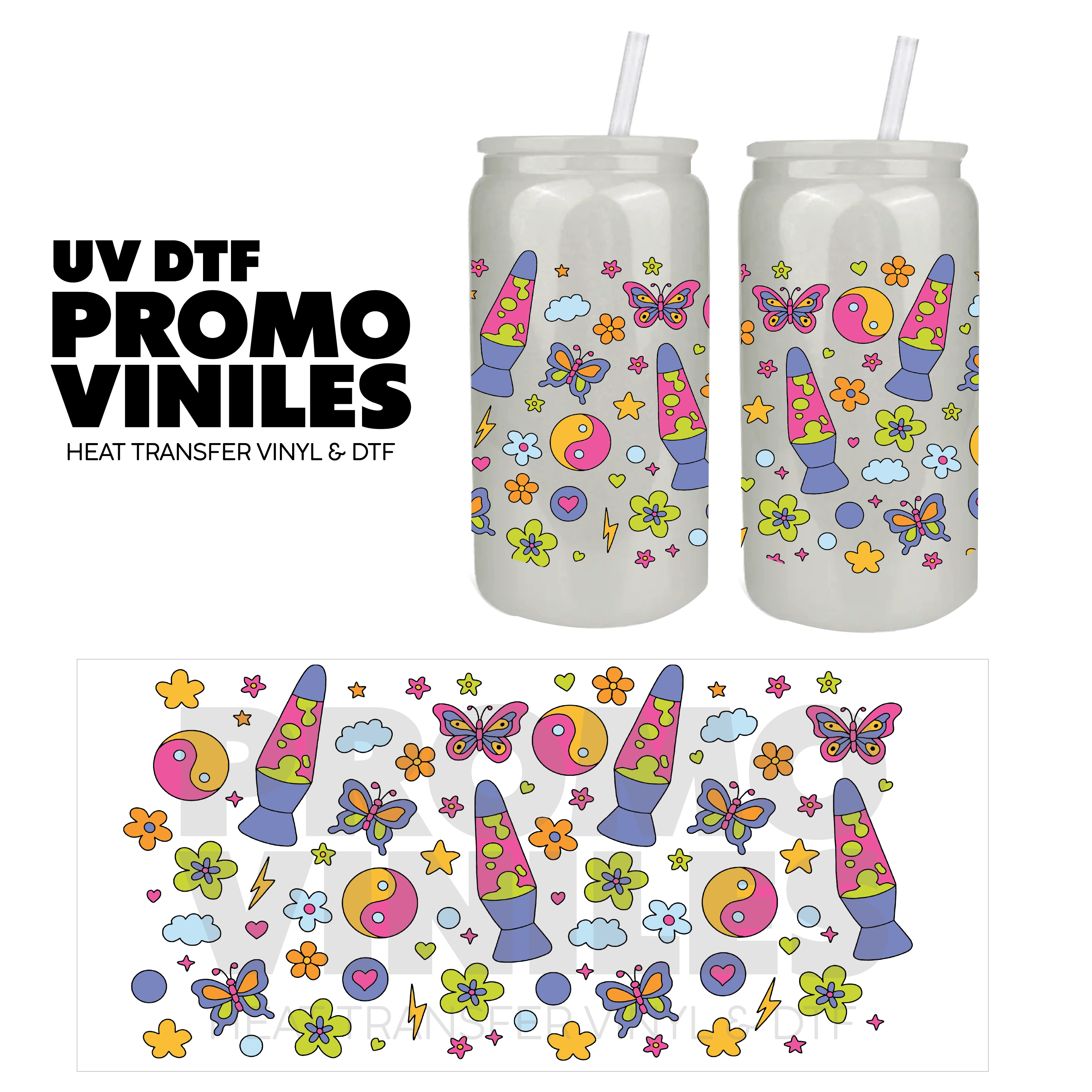 UV DTF Wrap | Lava Lamp