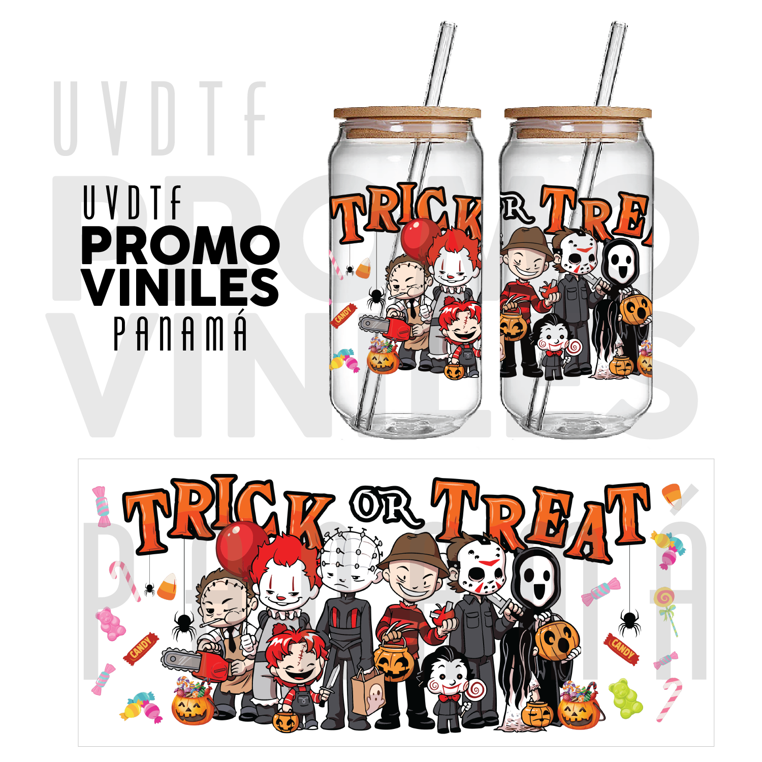 UV DTF Wrap | Trick or Treat