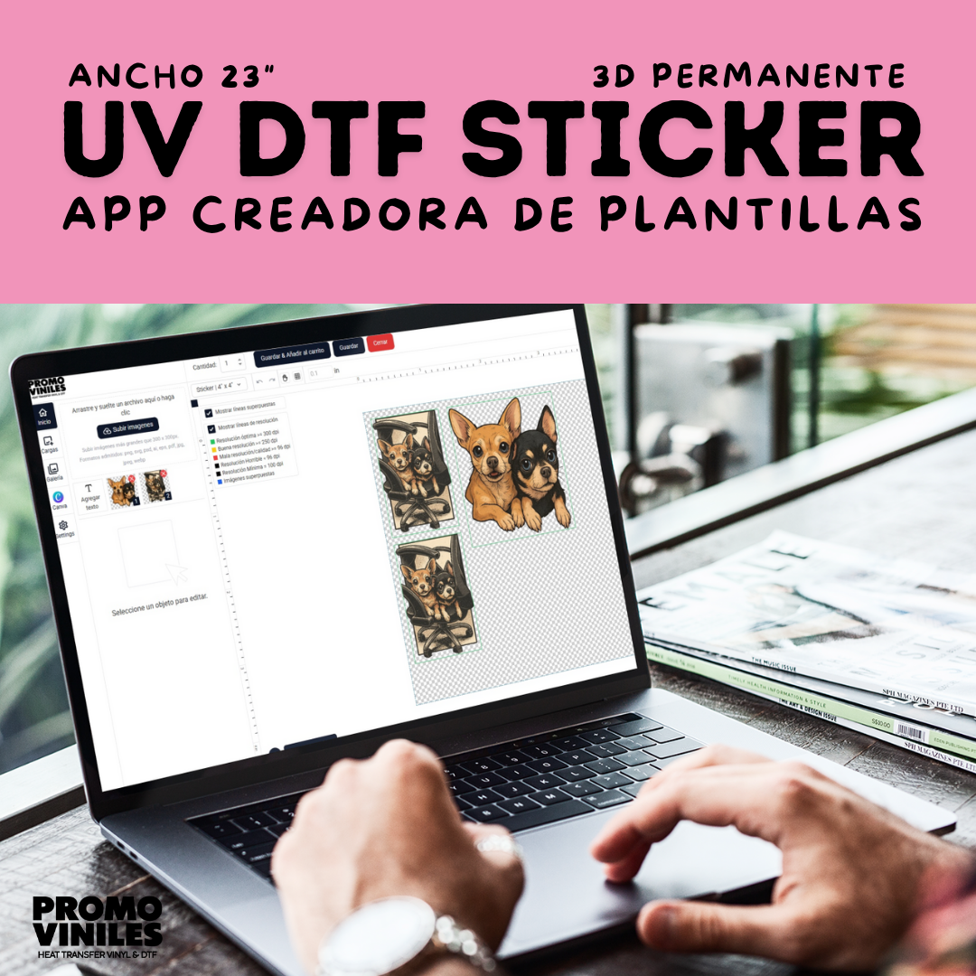 UVDTF STICKER | APP PARA CREAR PLANTILLA **ENTREGA SÁBADO 23 DE AGOSTO DESDE 1PM**