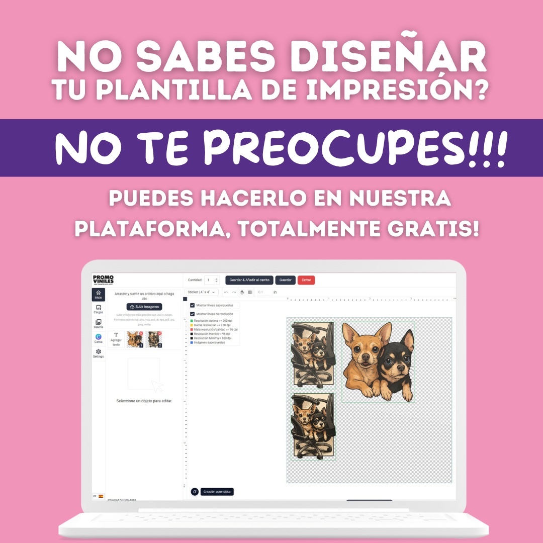 UVDTF STICKER | APP PARA CREAR PLANTILLA **ENTREGA SÁBADO 23 DE AGOSTO DESDE 1PM**