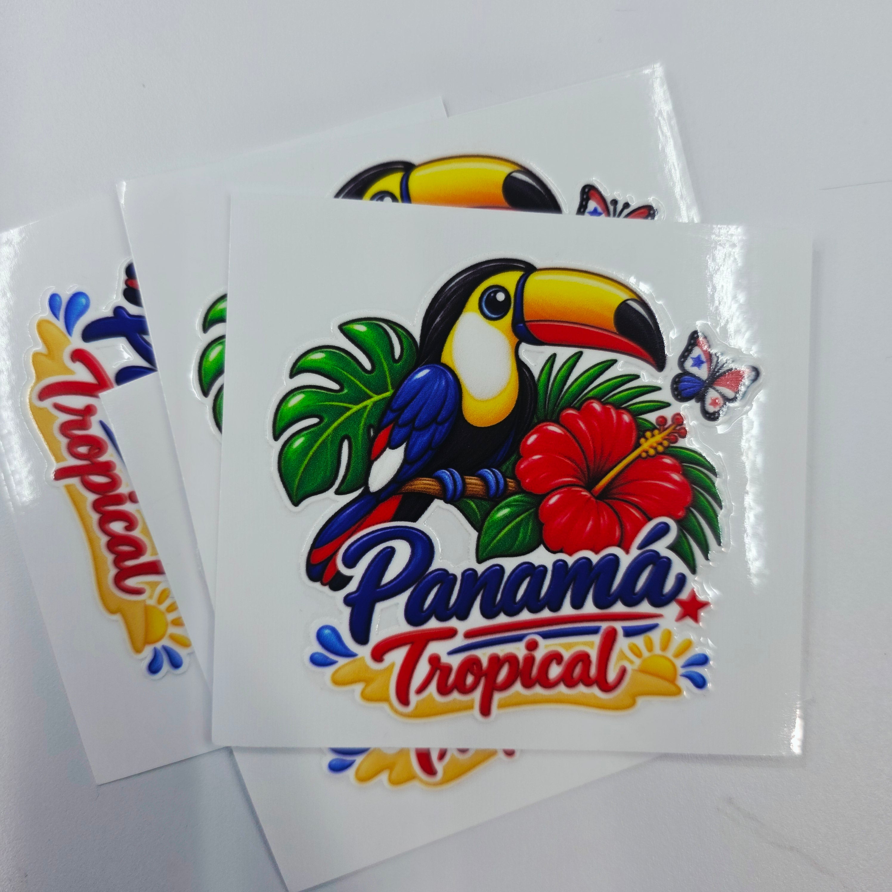 UV DTF Mini Stickers | Tropical