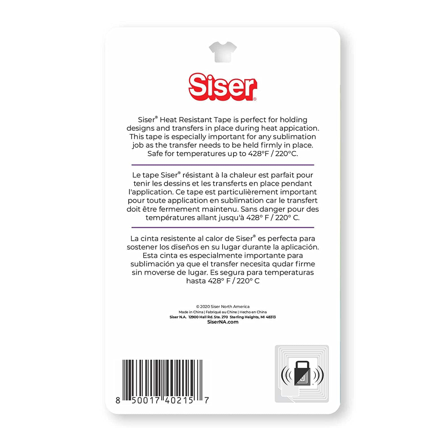 EasyTape™ | Tape/Cinta Resistente al Calor