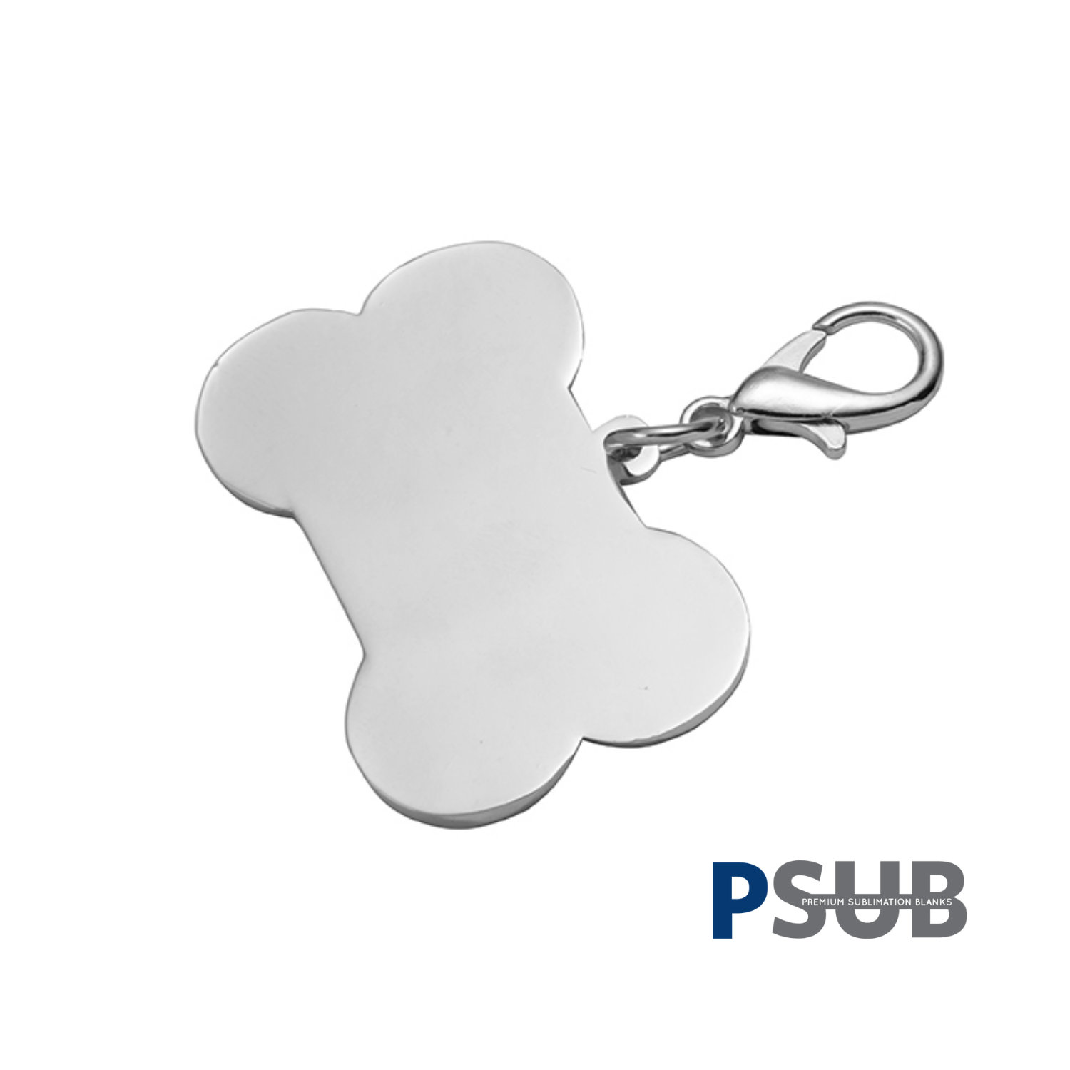 Plaquita ID para perritos | Huesito | Borde Negro