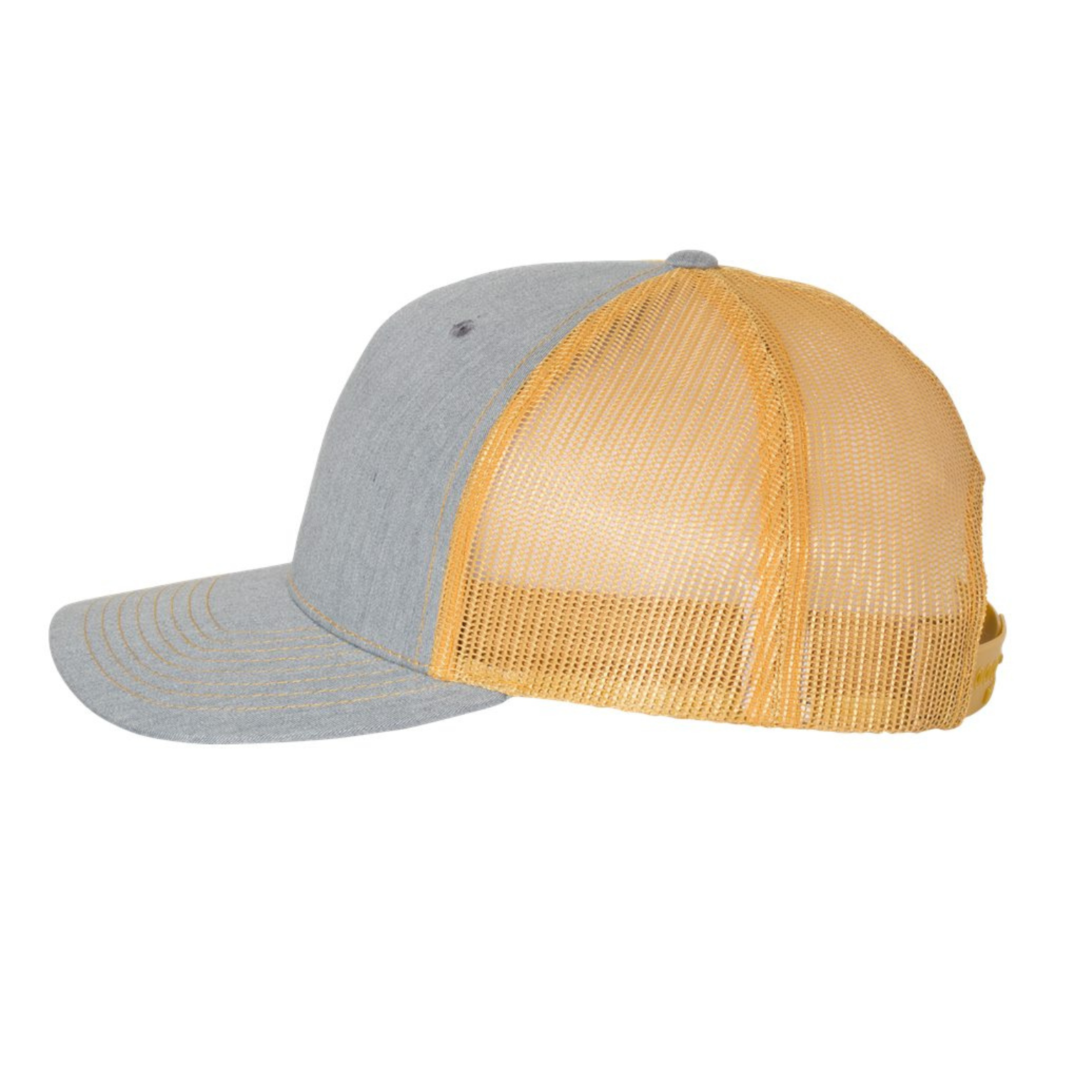 Richardson 112FP | Five Panel Trucker | Heather Grey/ Amber Gold
