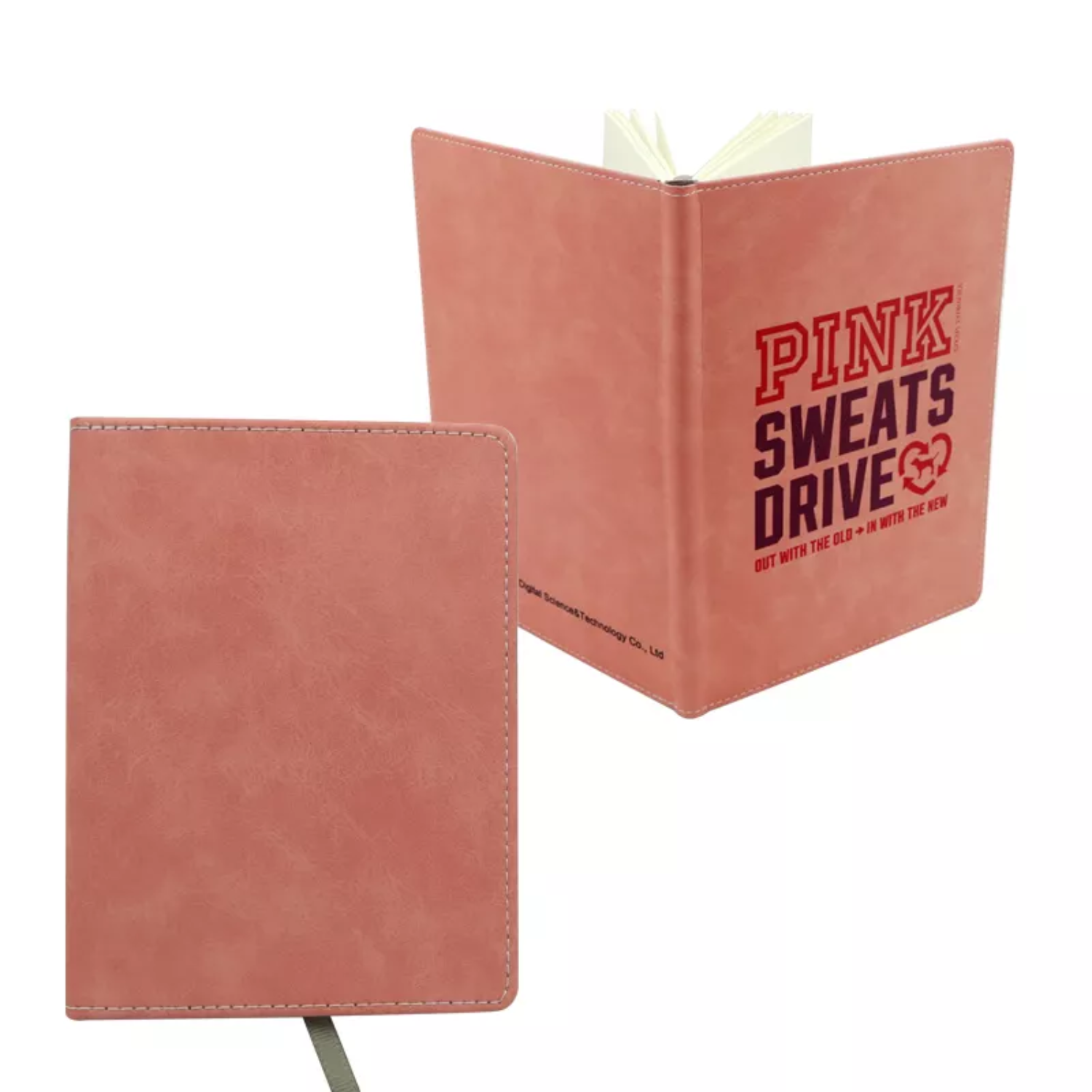Cuaderno Cuero Sintético | Tamaño A5 | Rosa