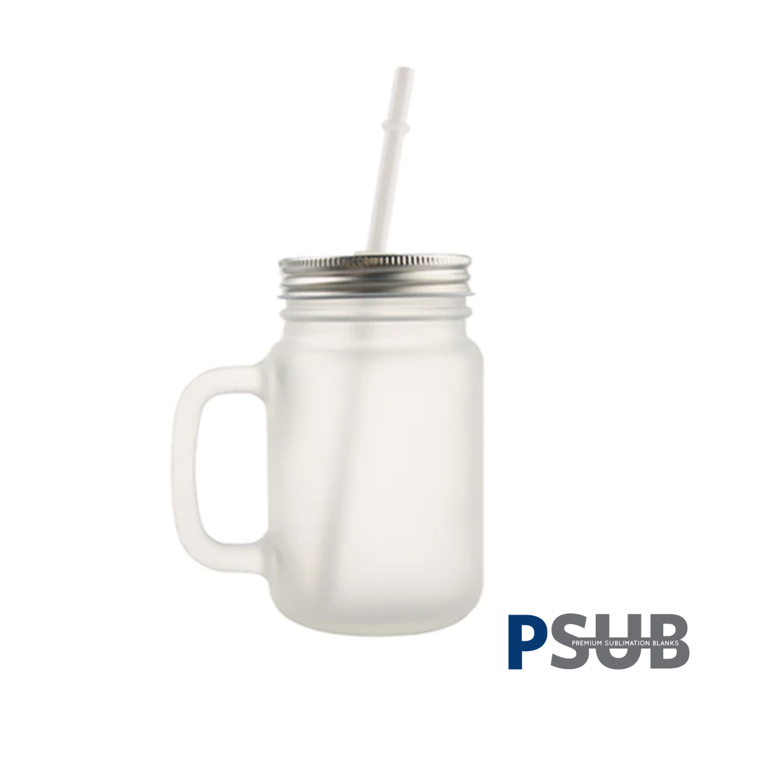 Jarra de Vidrio tipo Mason | Frosted Clear | 12 oz