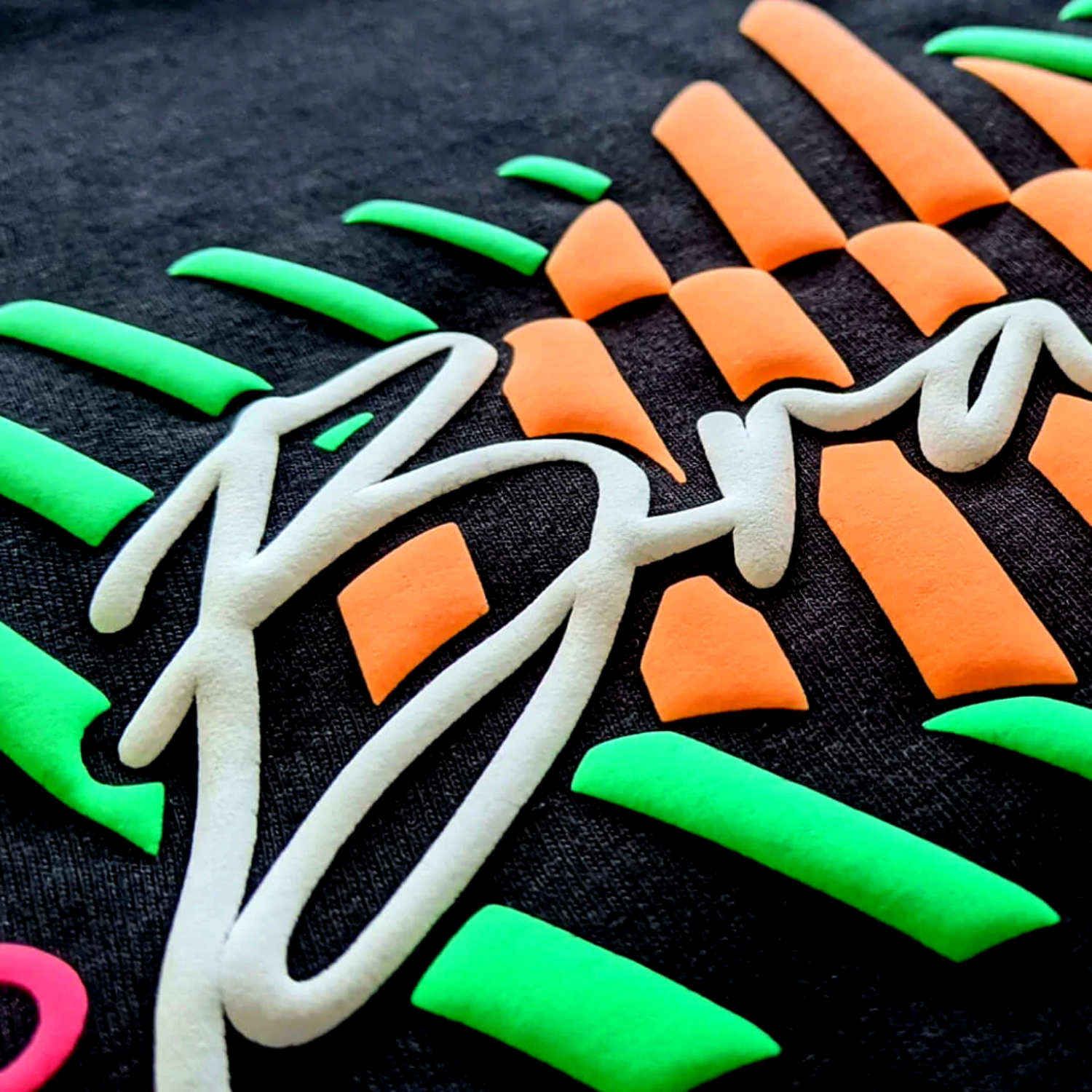 Siser Easy™ Puff Vinil Textil Térmico | Neon Orange | Naranja Neon | Ancho 12"