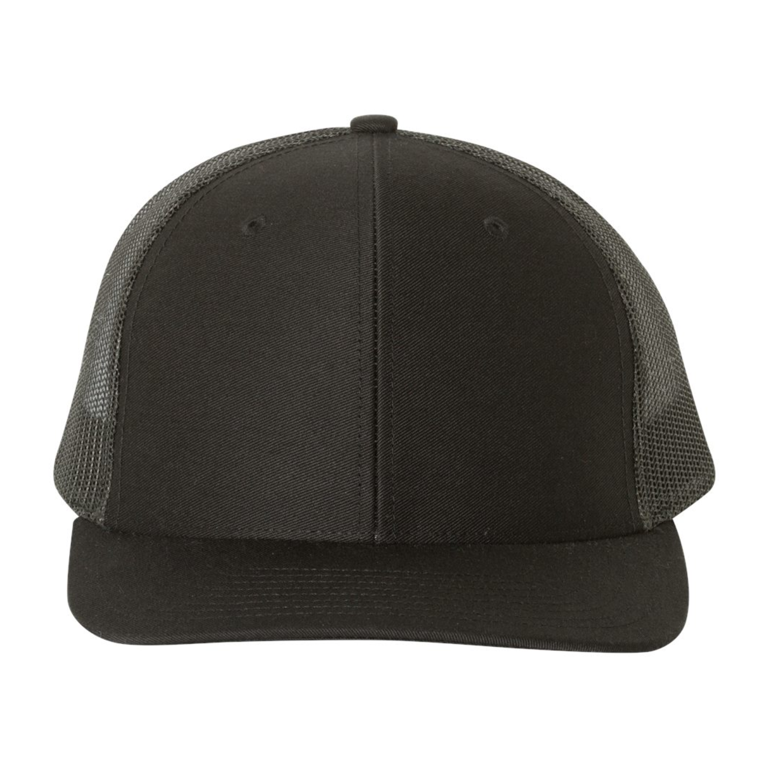 Richardson 112 | Adjustable Snapback Trucker Cap | Black