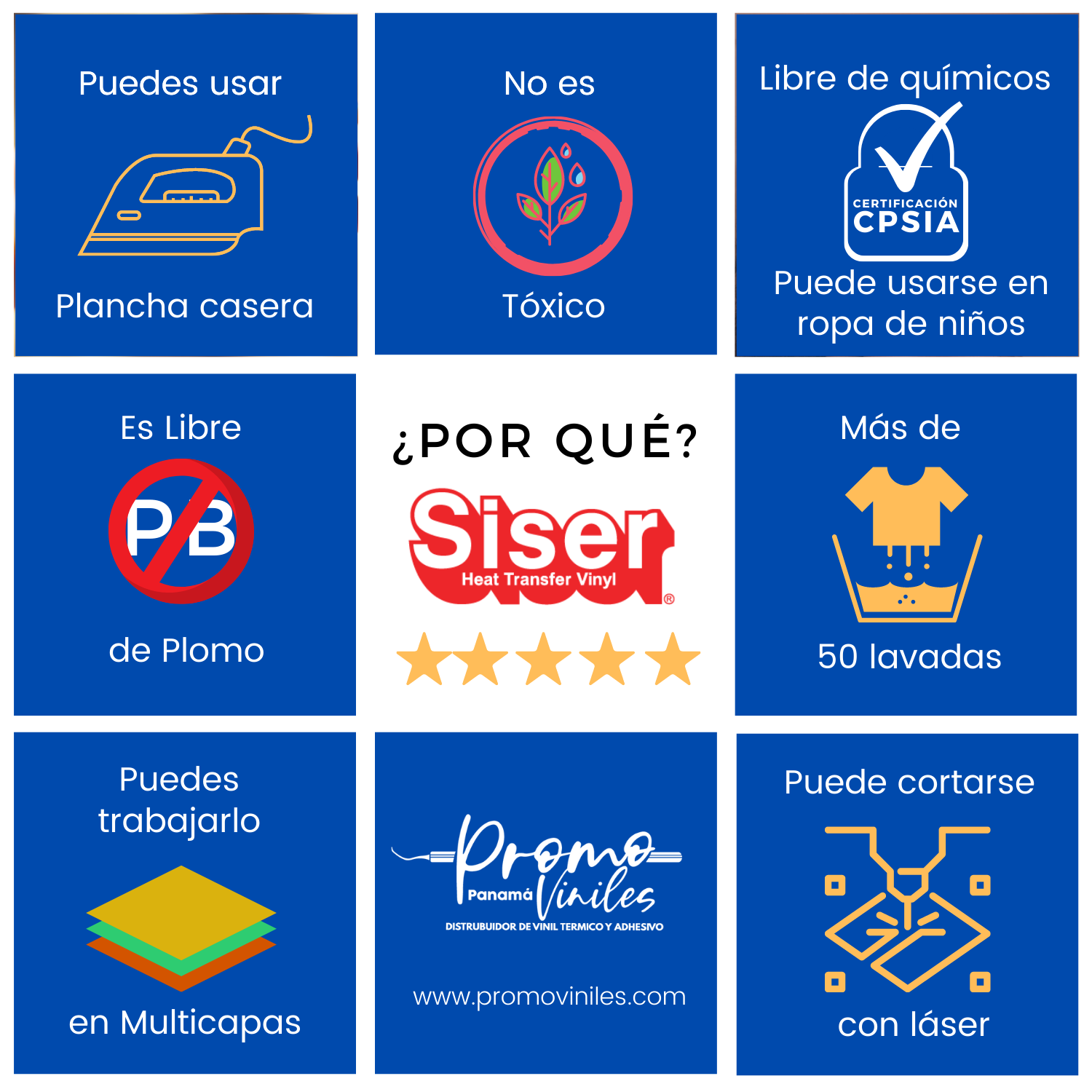 Siser EasyWeed Vinil Textil Térmico | Periwinkle | Ancho 12"