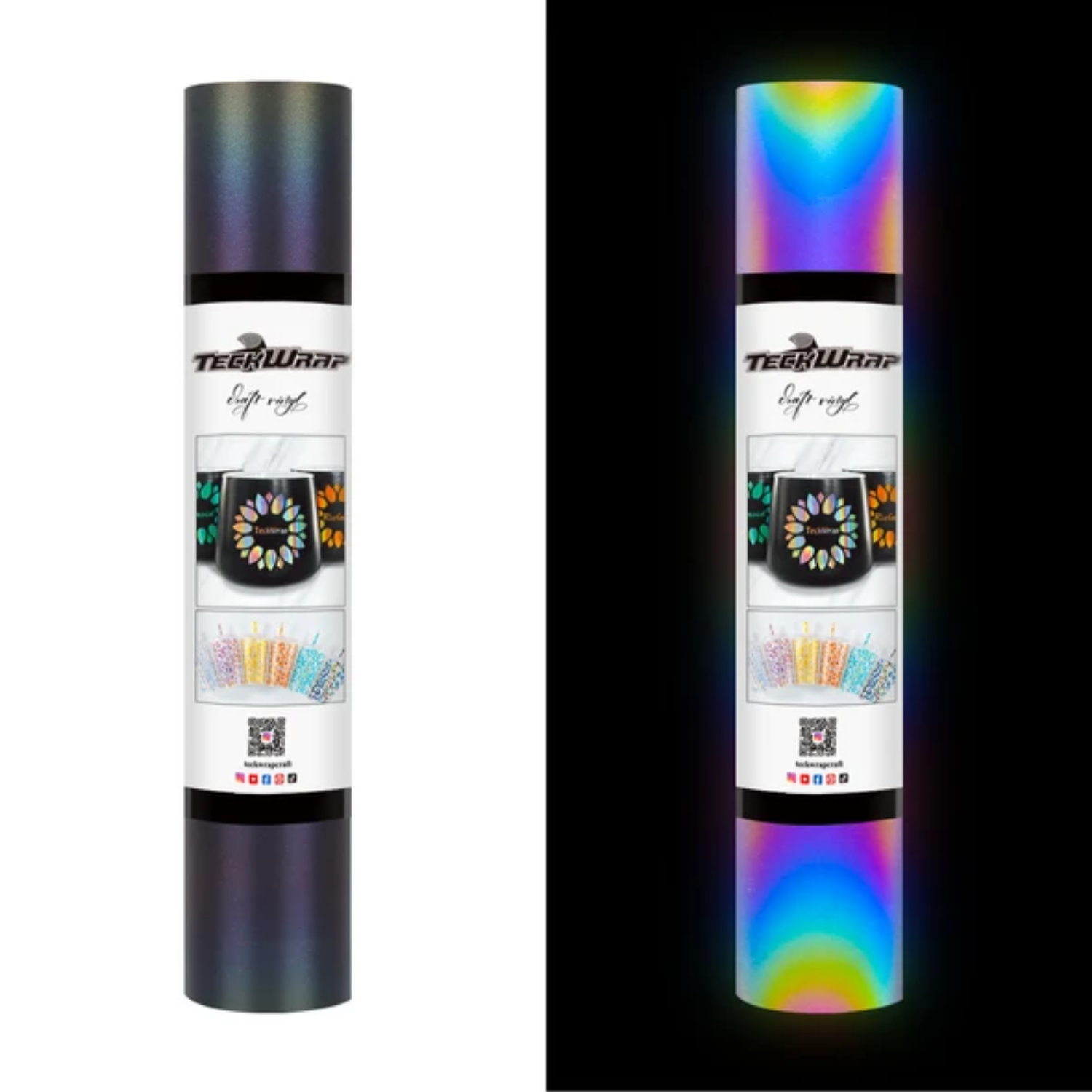 Vinil Adhesivo | Reflective Black | Ancho 12"