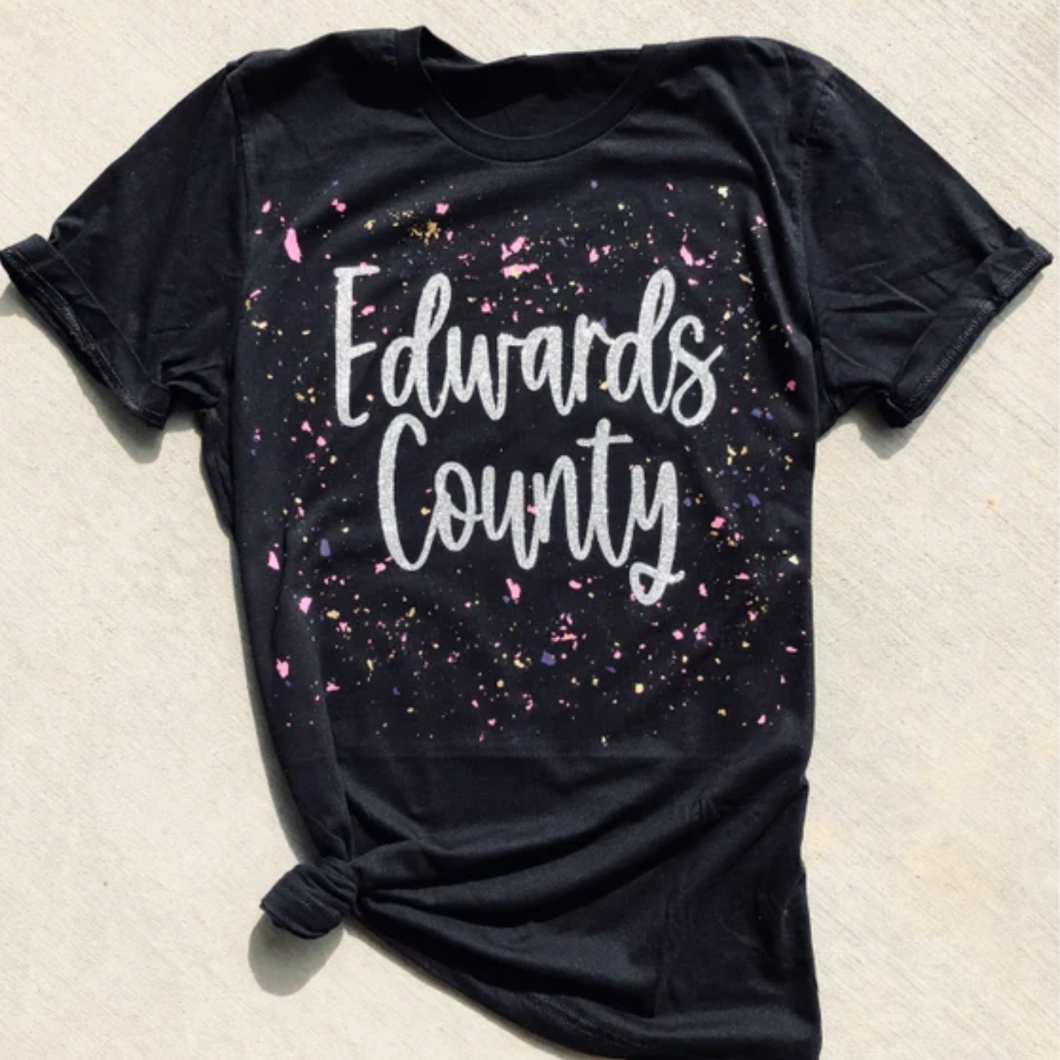 Screen Print Confetti | Teal