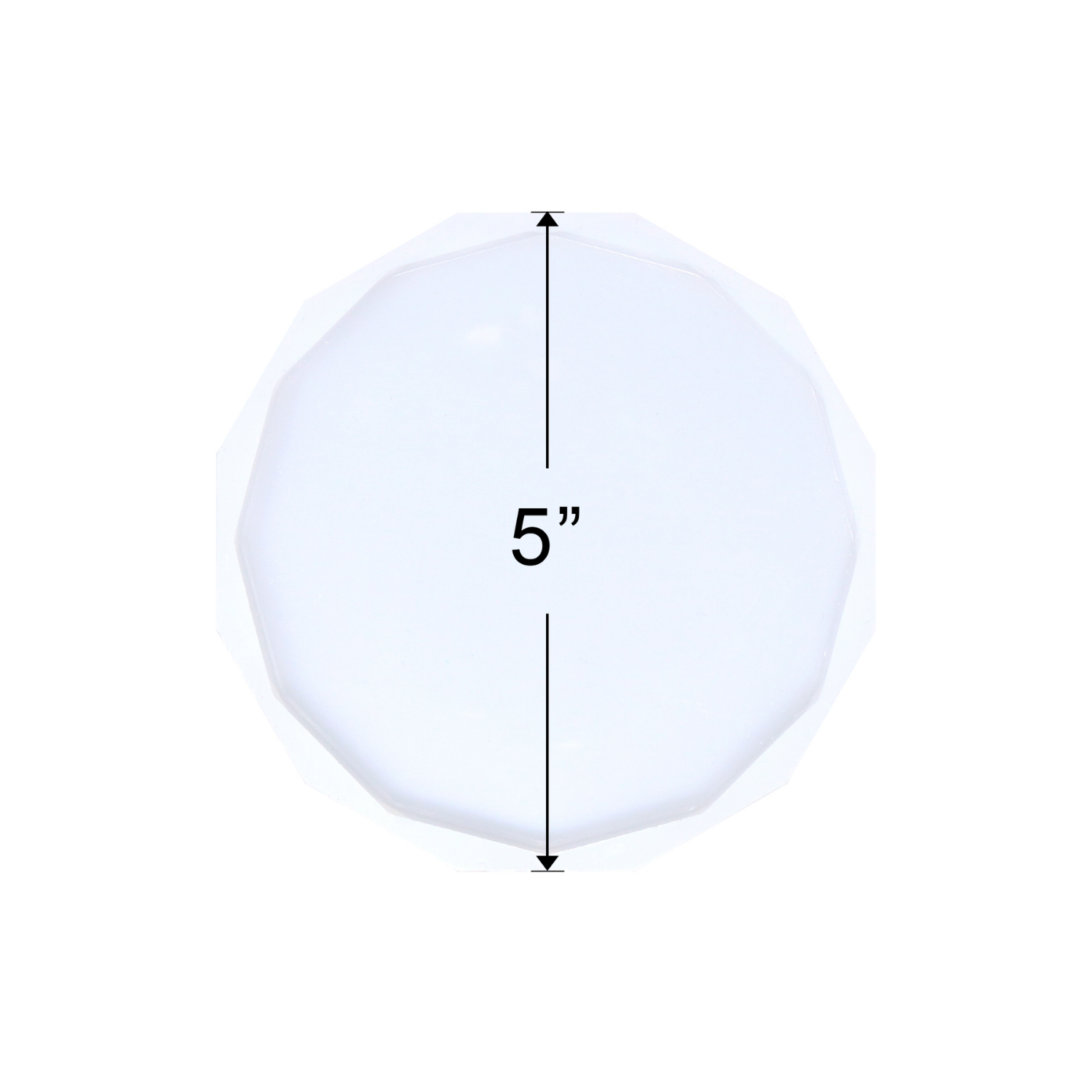 Molde para Resina | Diamond Edge Coaster Mold