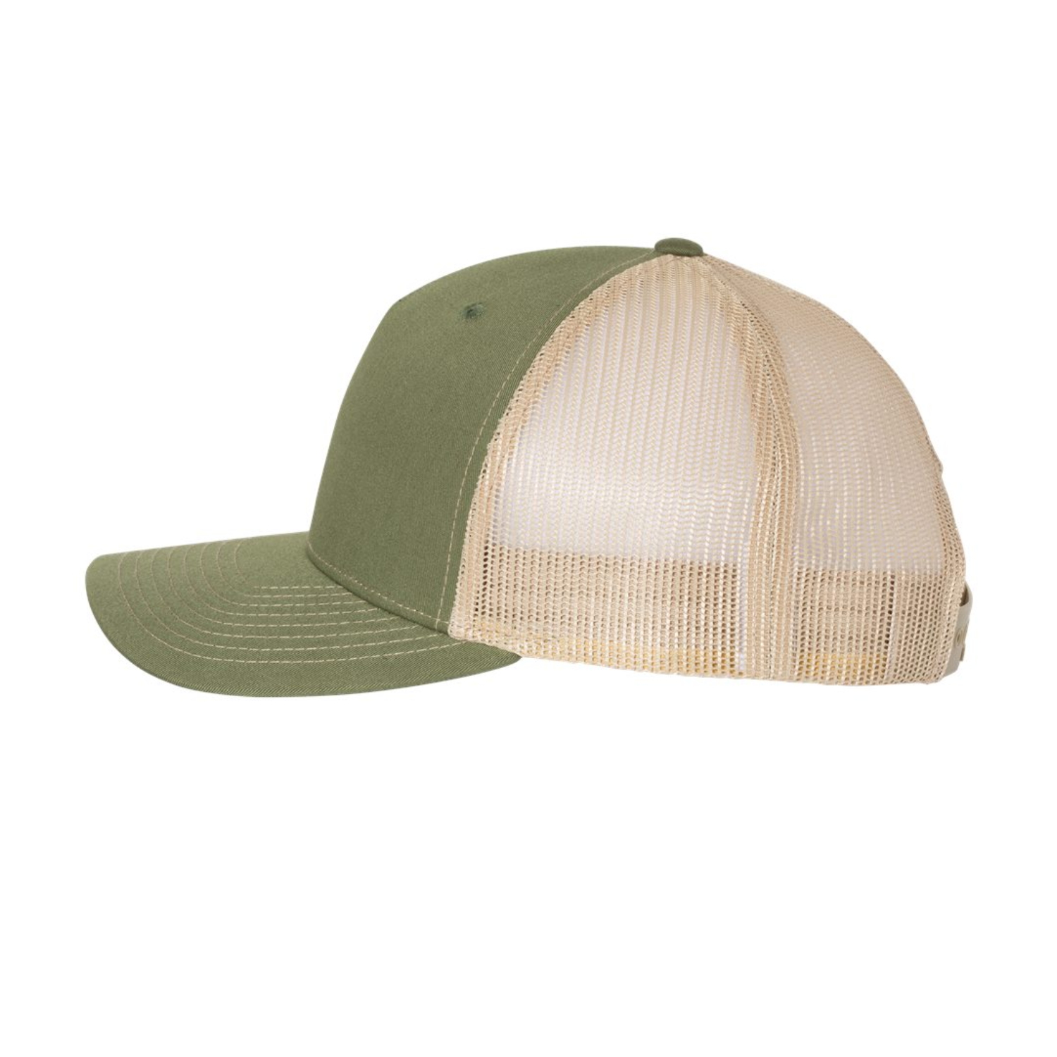 Richardson 112FP | Five Panel Trucker | Army Olive Green/ Tan
