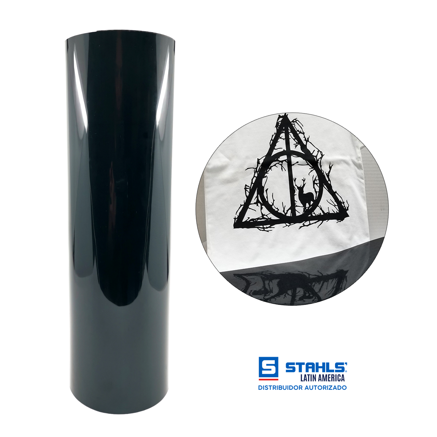 Eco Pro® Vinil Textil Térmico | Negro | Black - Promo Viniles Panamá
