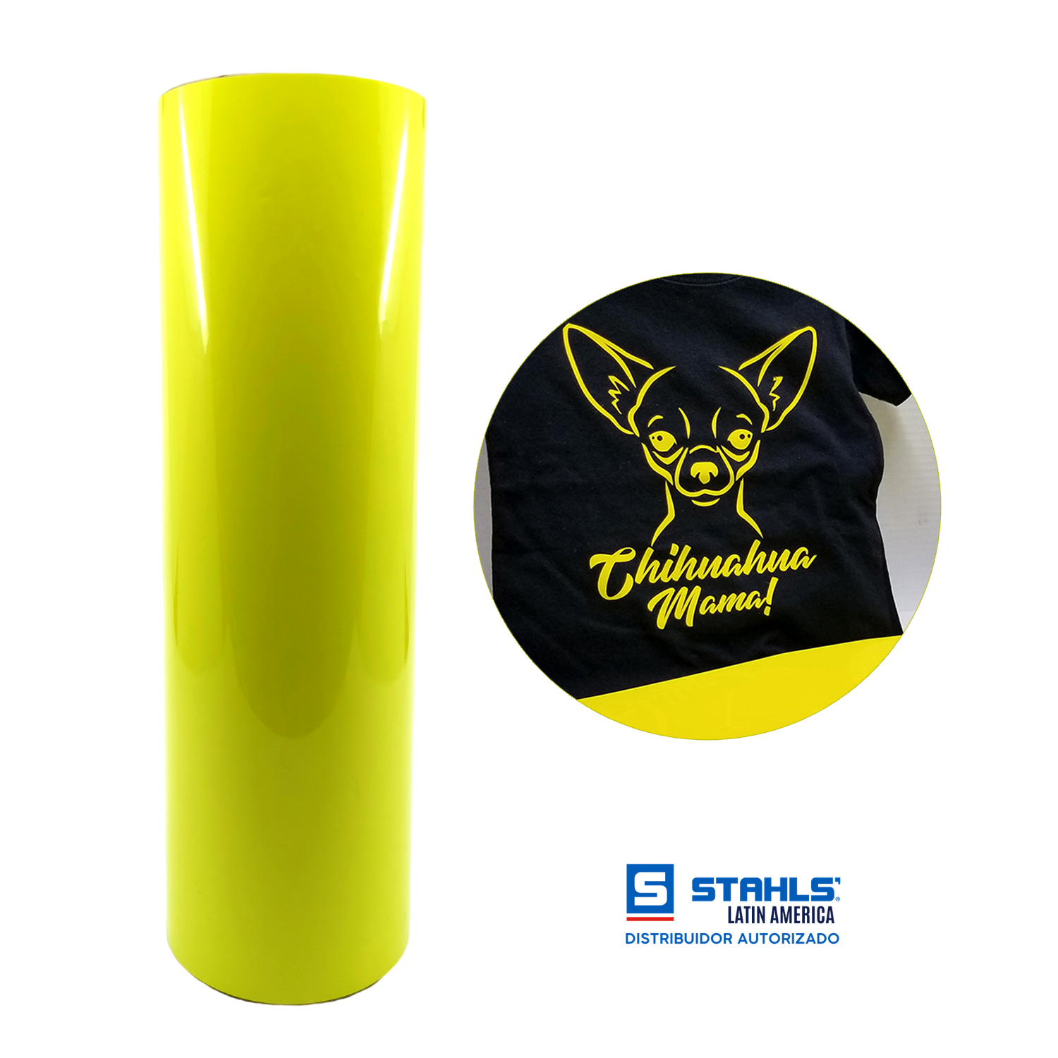 Eco Pro® Vinil Textil Térmico | Amarillo Limón | Lemon Yellow - Promo Viniles Panamá