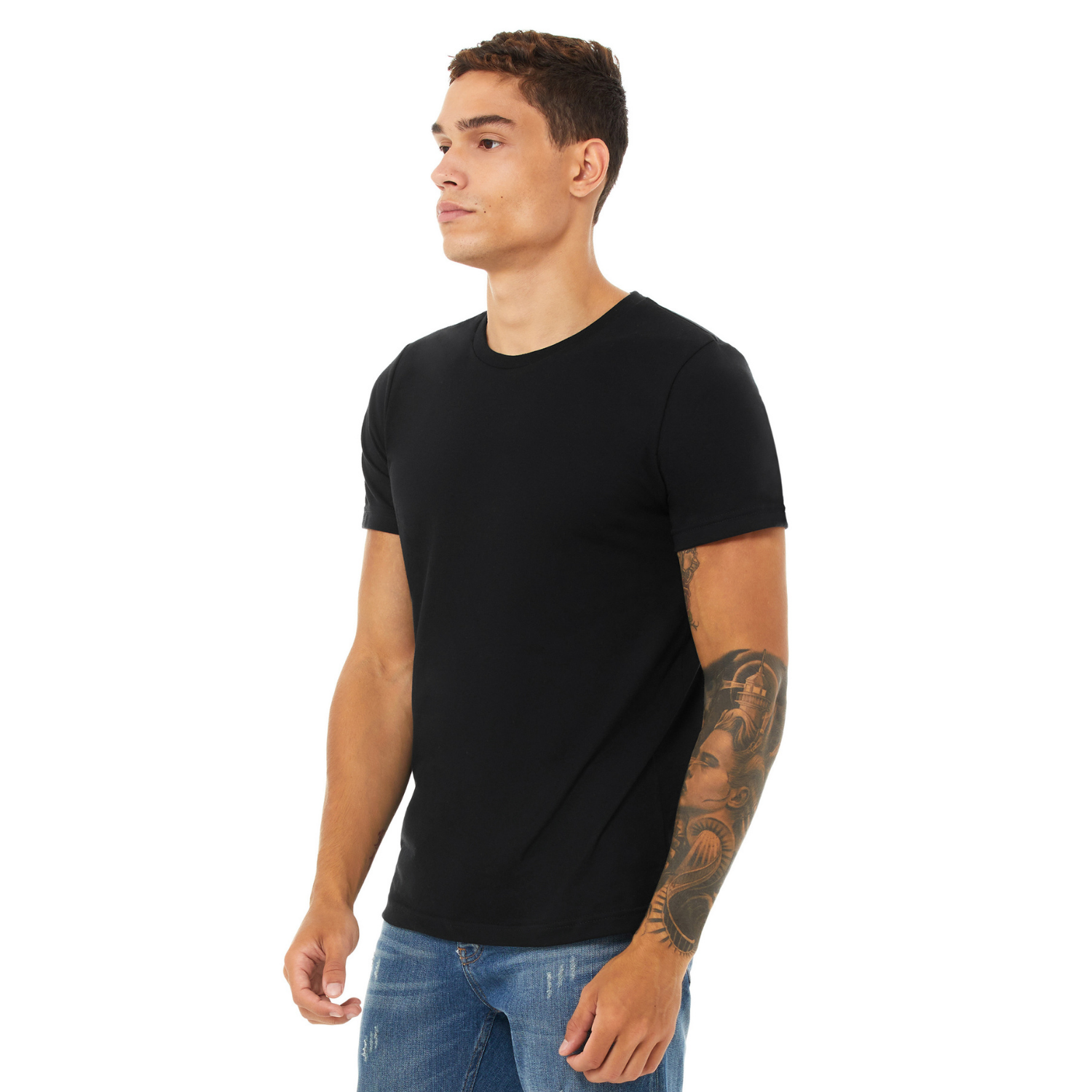 Bella Canvas 3001CVC | Solid Black Blend | UNISEX