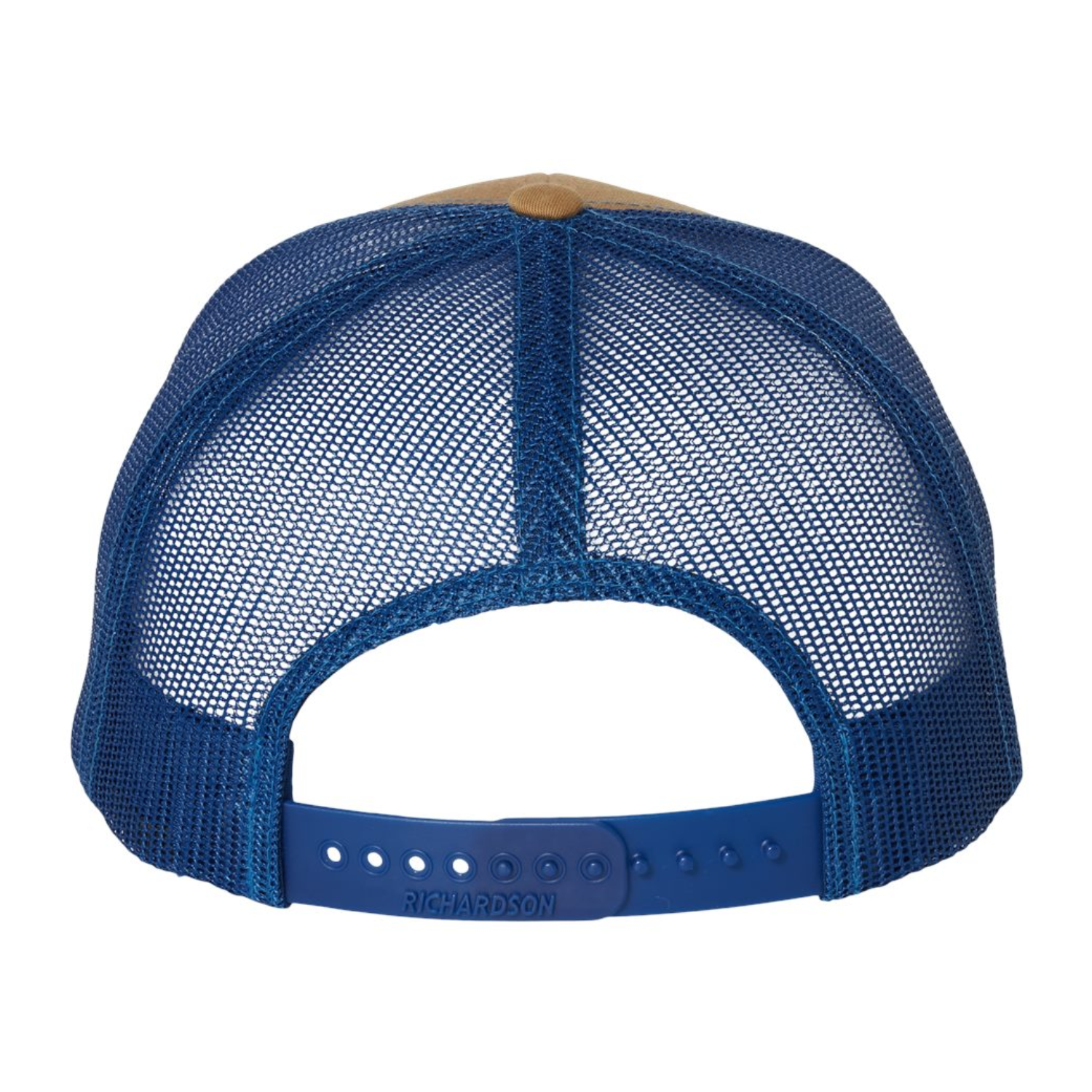 Richardson 112 | Adjustable Snapback Trucker Cap | Biscuit/ True Blue