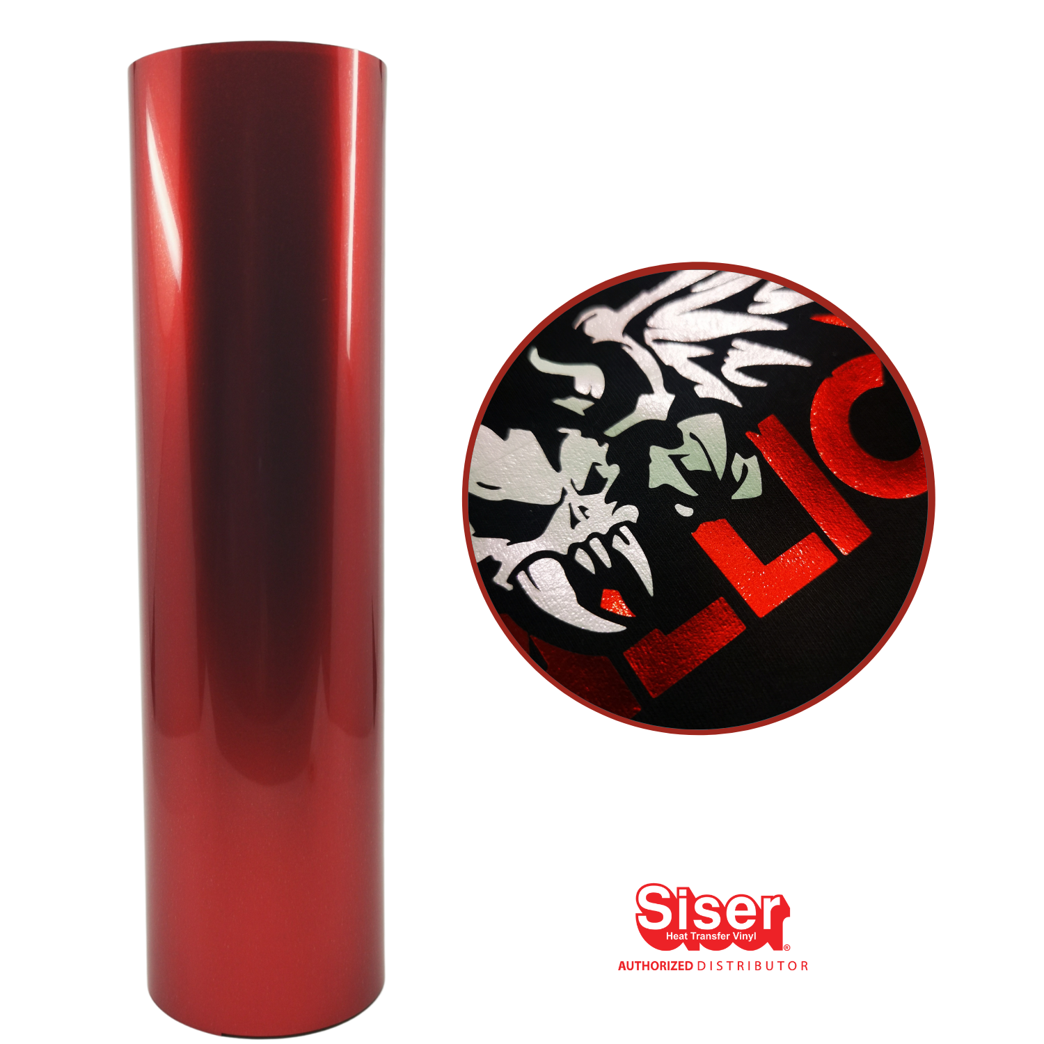 Siser EasyWeed Electric Vinil Textil Térmico | Rojo | Red | Ancho 12"