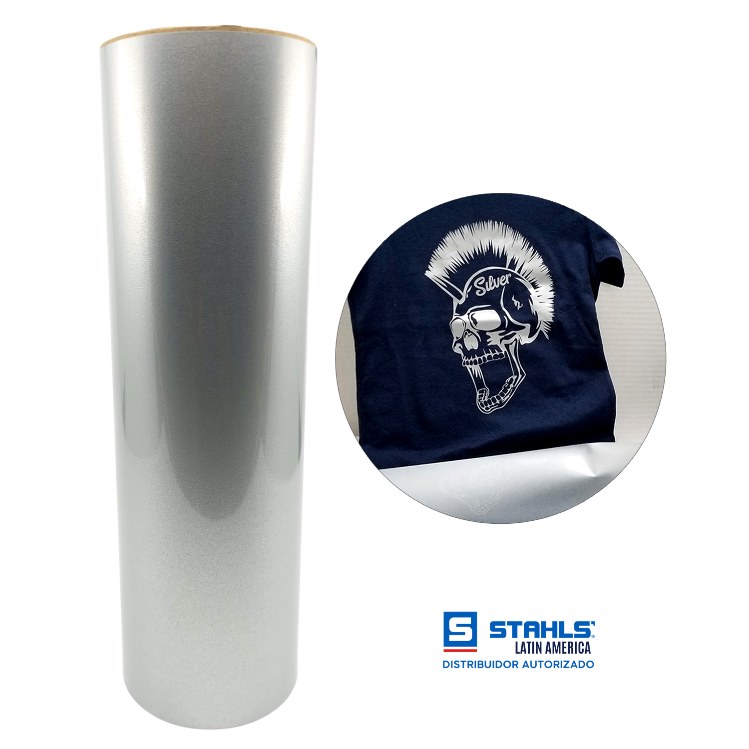 Stahls' Eco Pro® Vinil Textil Térmico | Plateado | Silver
