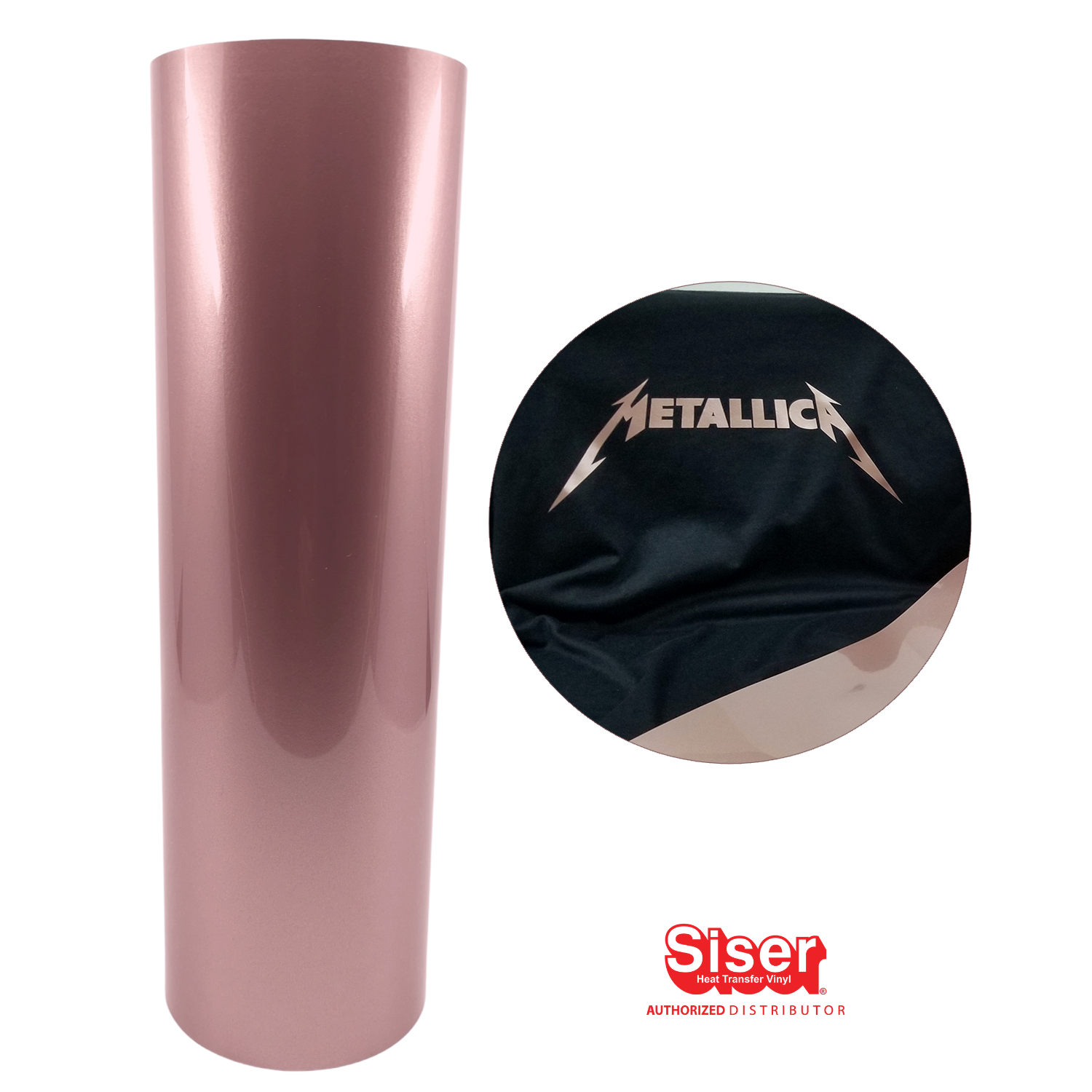 Siser EasyWeed Electric Vinil Textil Térmico | Rosa Vieja  | Rose Gold | Ancho 15"