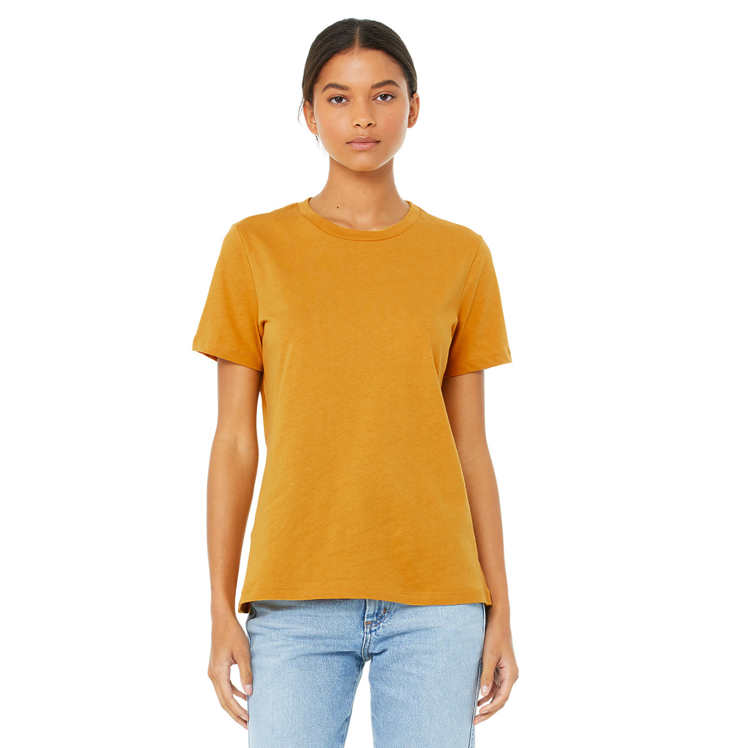 Bella Canvas 6400CVC | Women Relaxed Fit | Heather Mustard