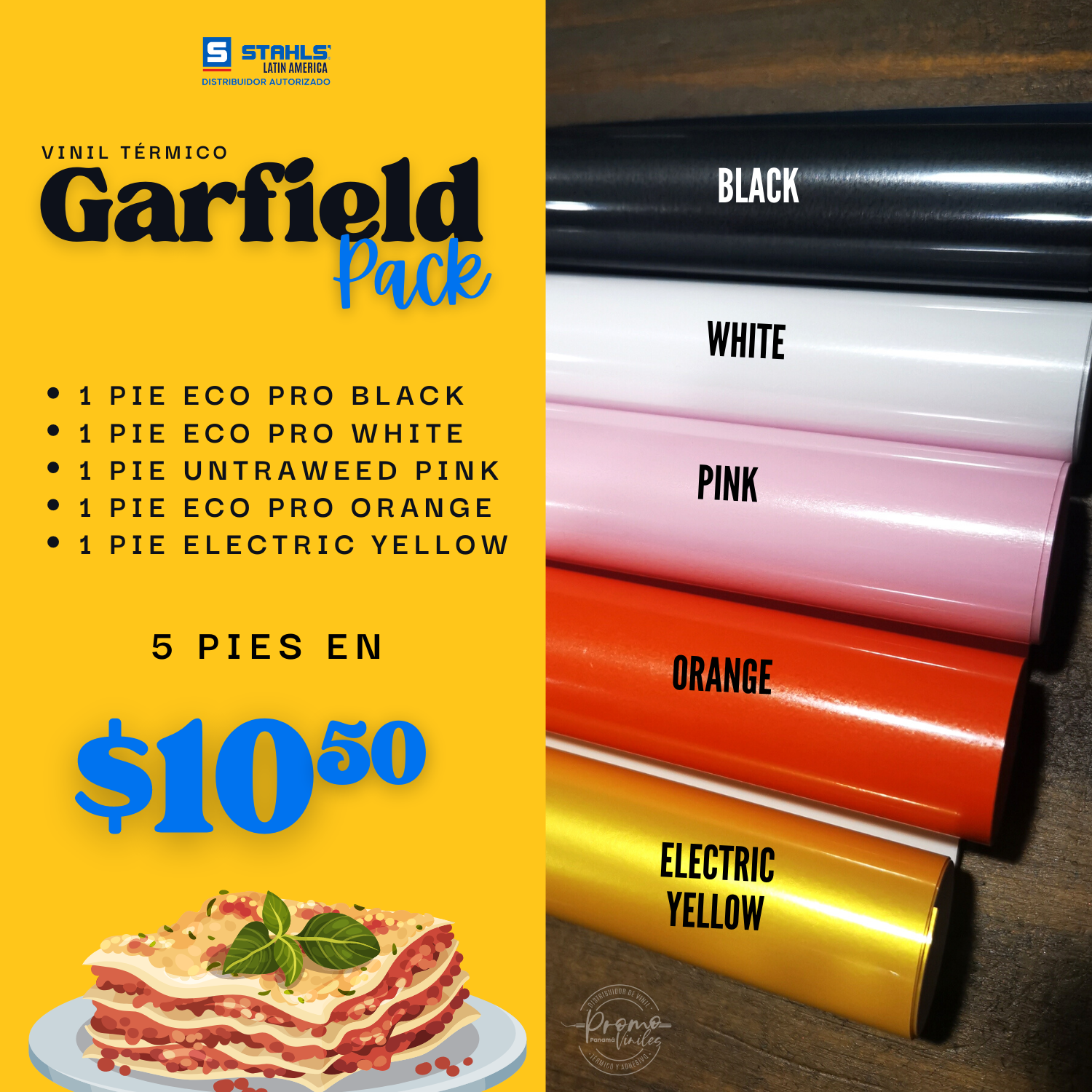 Garfield Pack | Vinil Térmico