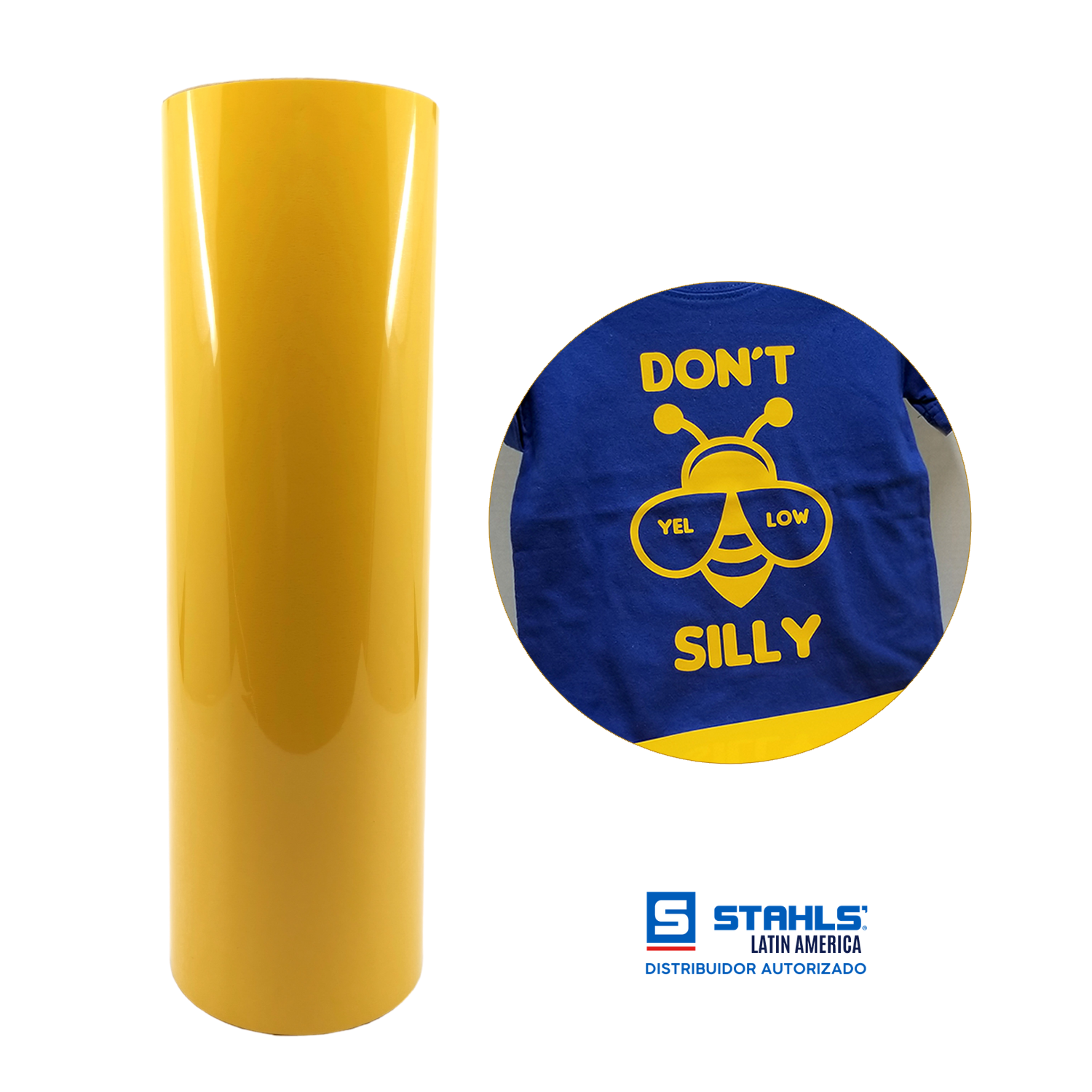 Eco Pro® Vinil Textil Térmico | Amarillo Oro | Yellow - Promo Viniles Panamá