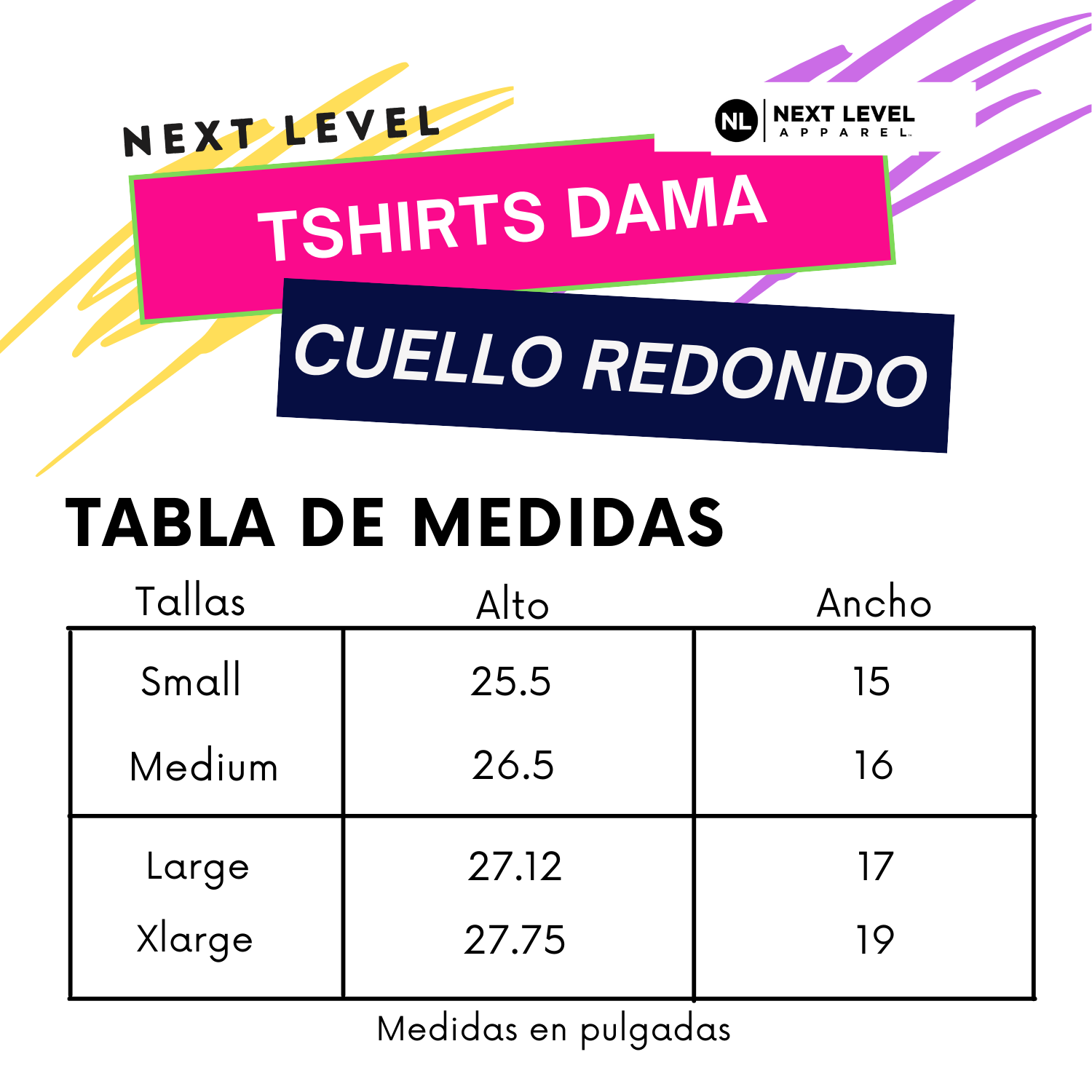 Next Level 1510 Ideal T | Cuello Redondo | Blanco