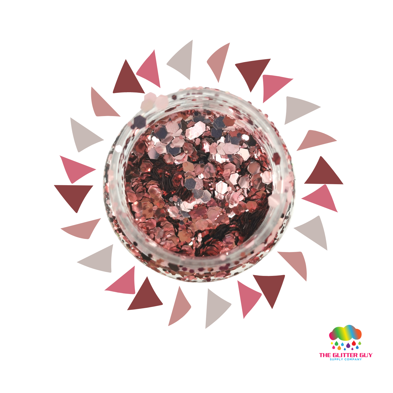 The Glitter Guy | Chunky Rose Gold | Escarcha - Promo Viniles Panamá