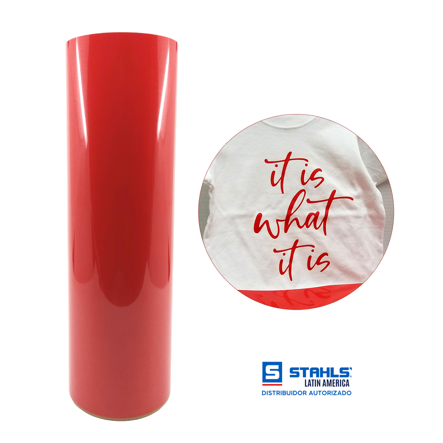 Eco Pro® Vinil Textil Térmico | Rojo Brillante | Bright Red - Promo Viniles Panamá