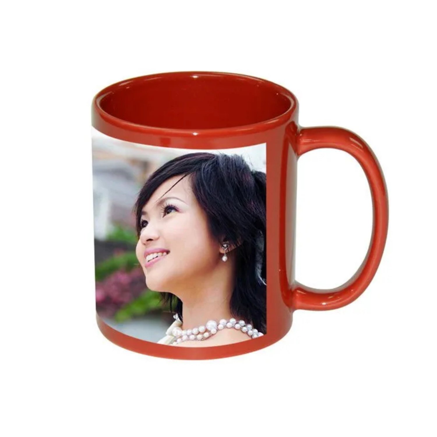 Taza de Cerámica con Ventana | Roja | 11oz