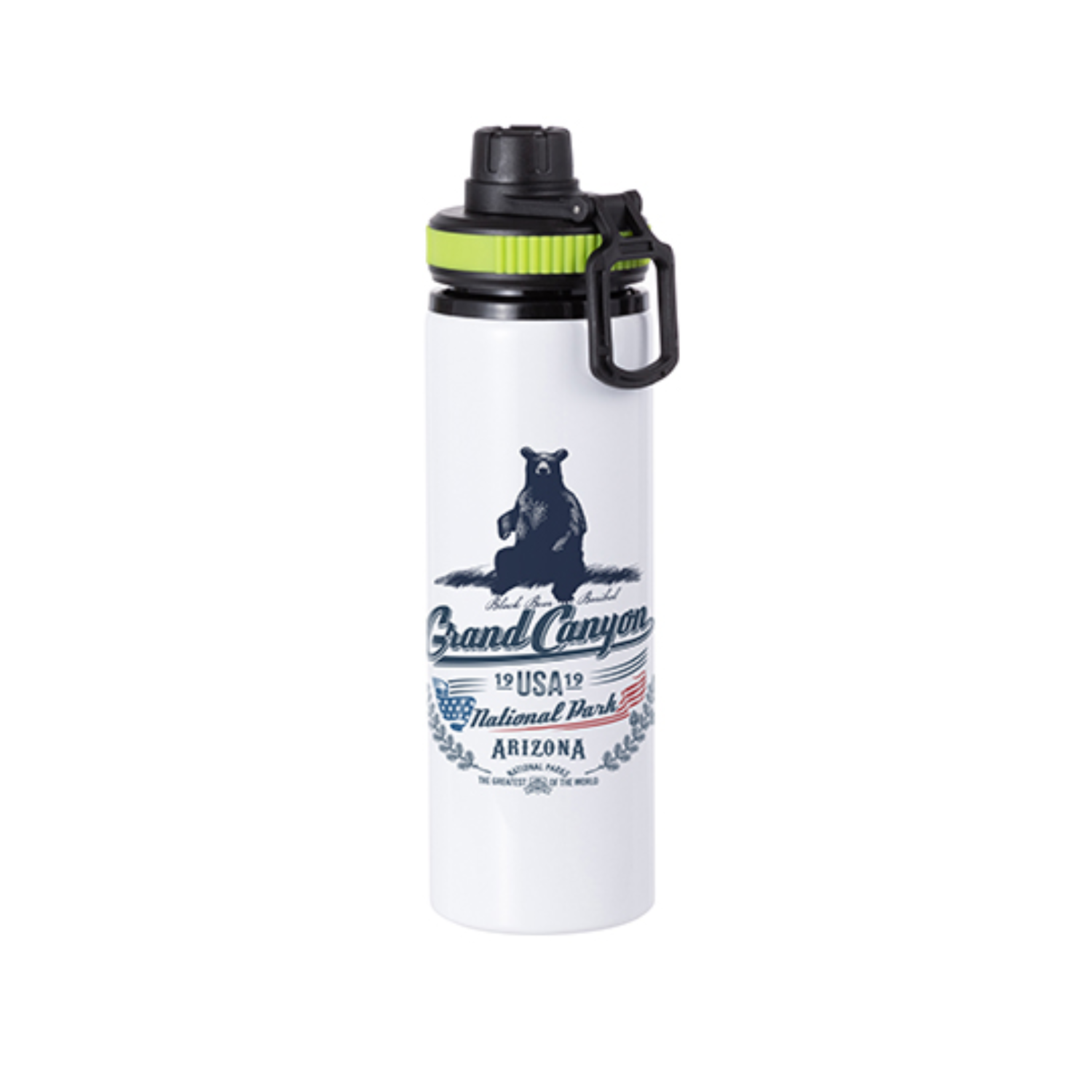 Botella de Agua con Tapa | Aluminio | 28 oz | Verde